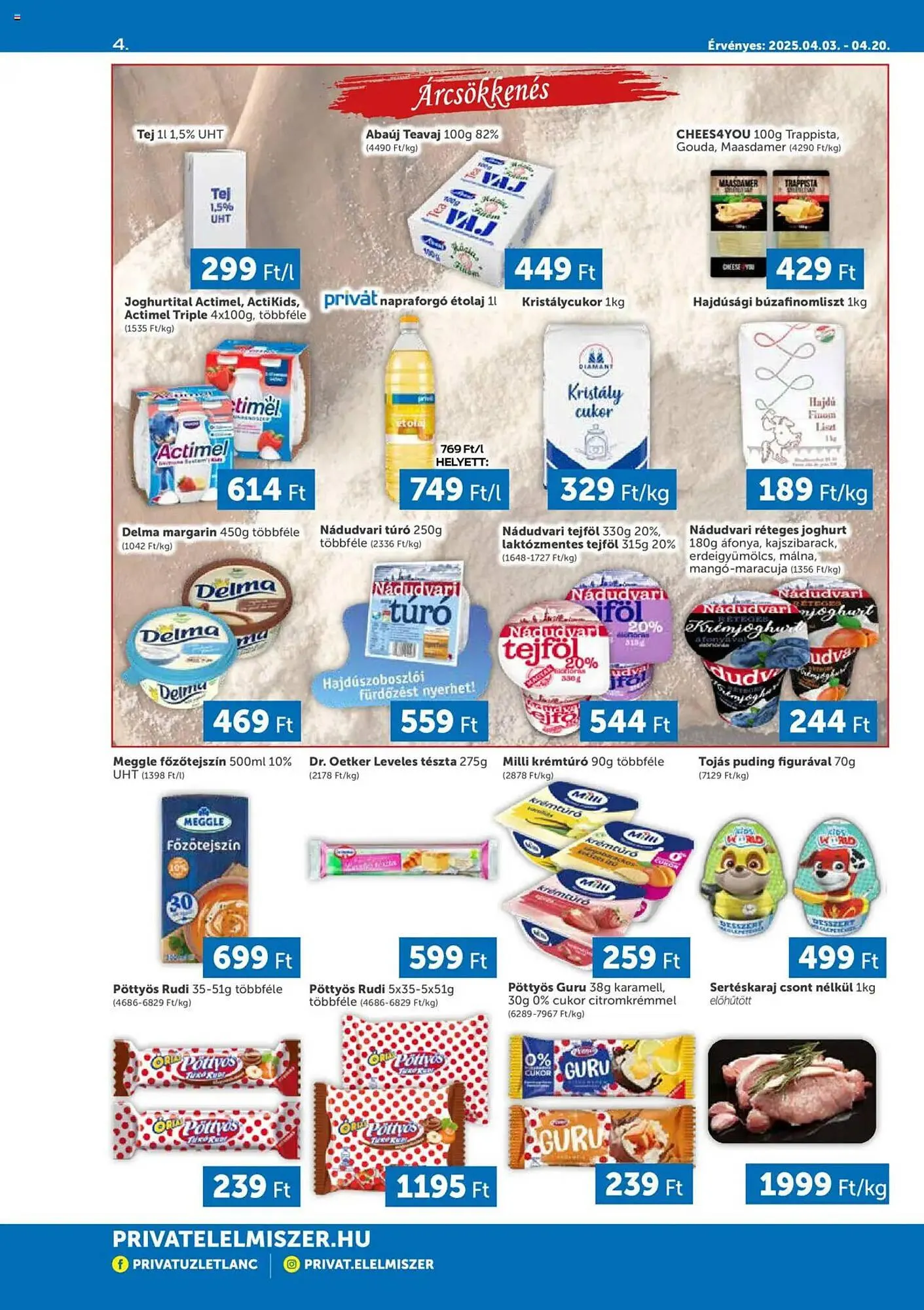 Katalógus PRIVÁT akciós újság április 3.-tól április 20.-ig 2025. - Oldal 4