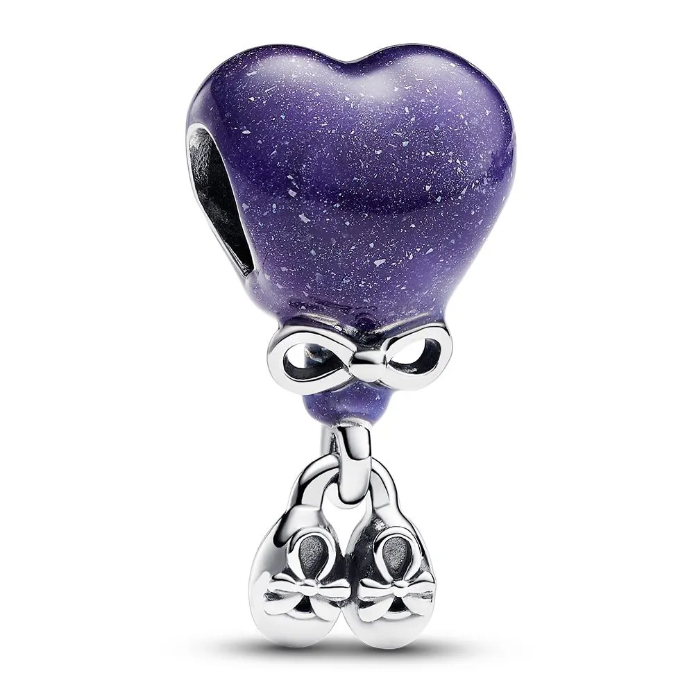 PANDORA "Baby Girl" léggömb charm