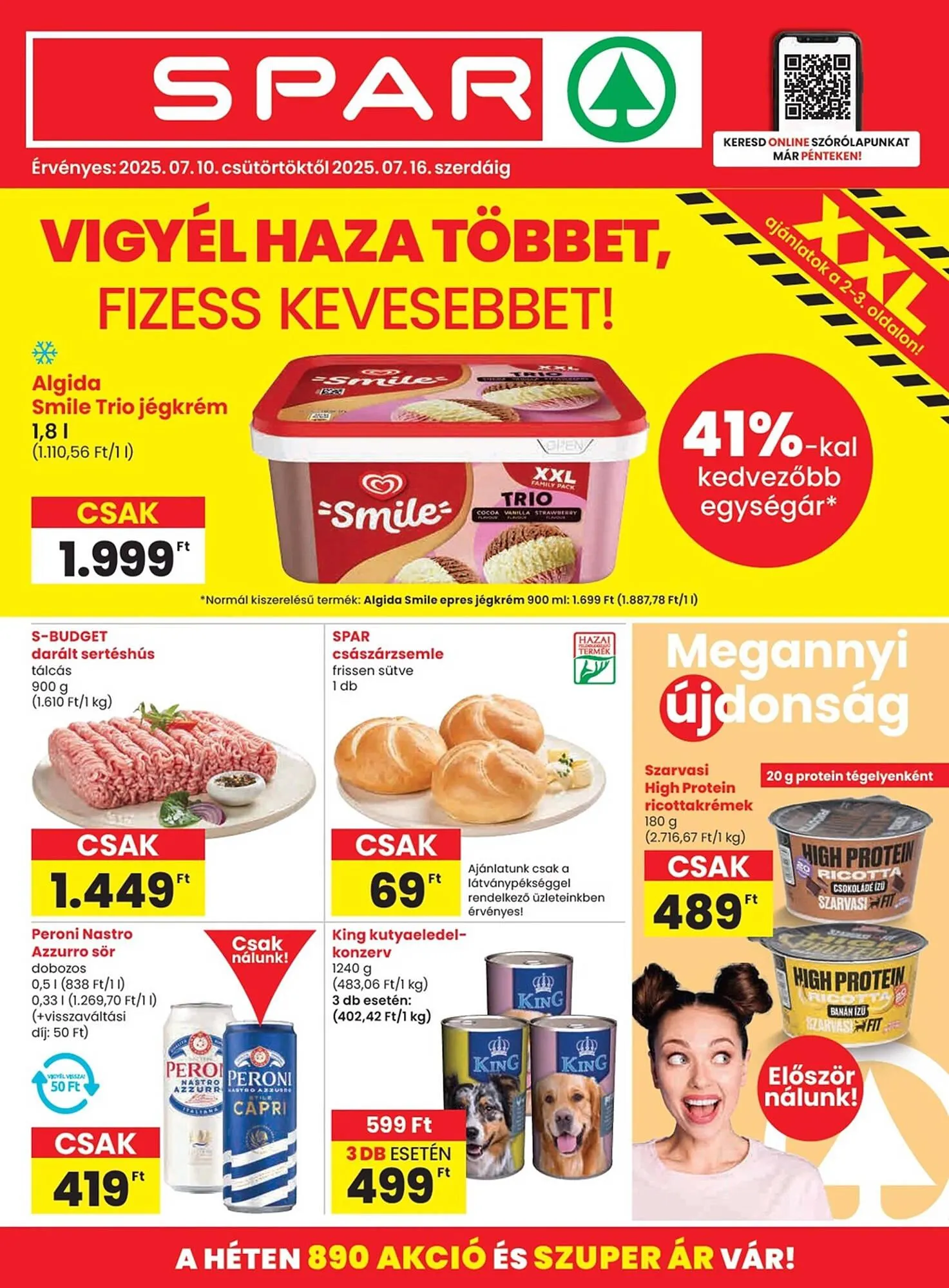 Katalógus Spar akciós újság július 10.-tól július 16.-ig 2025. - Oldal 1