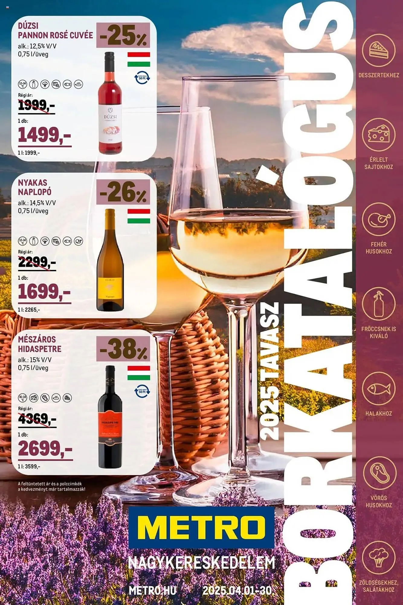 Katalógus Metro akciós újság április 1.-tól április 30.-ig 2025. - Oldal 1