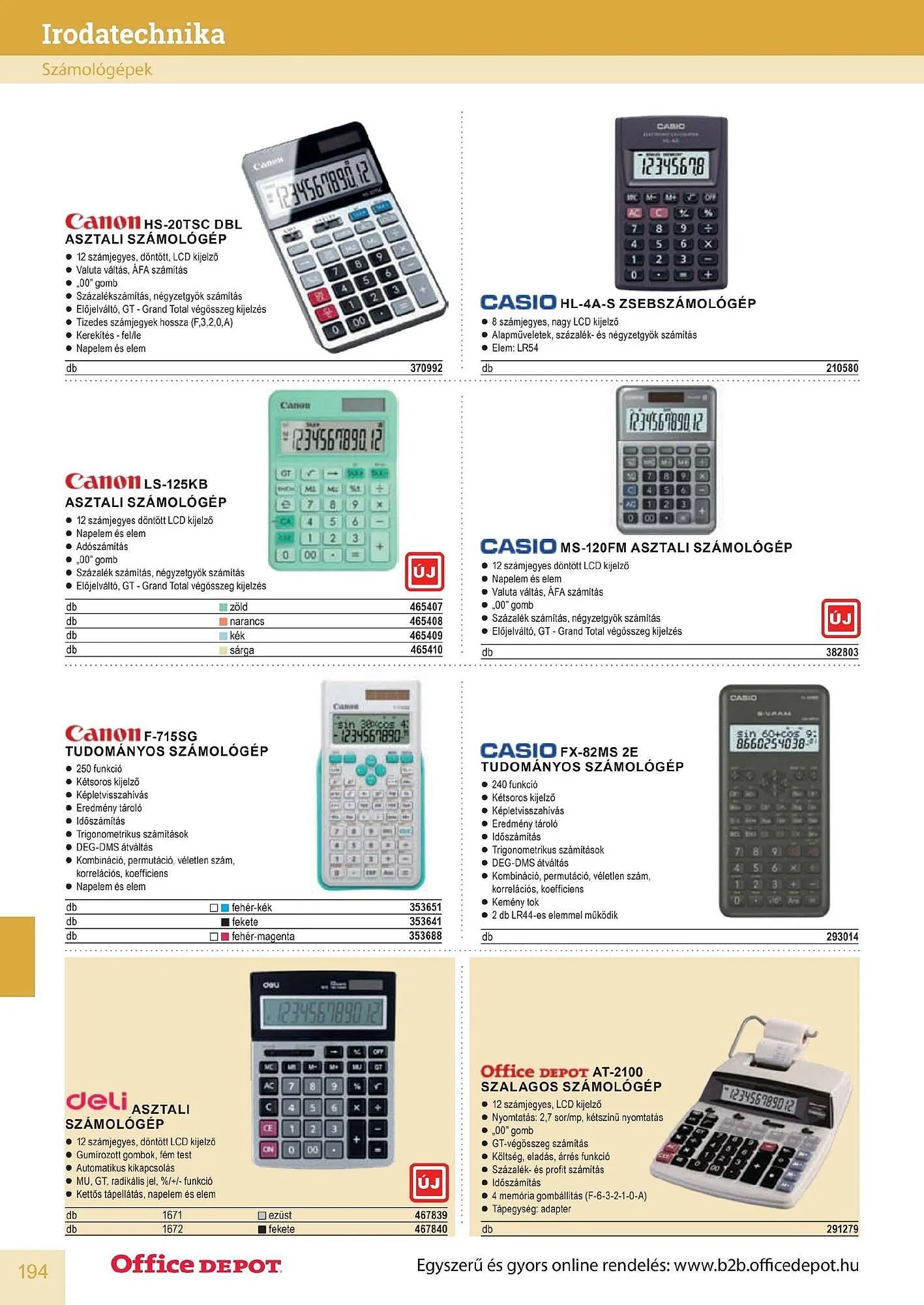 Katalógus Office Depot akciós újság május 9.-tól december 31.-ig 2026. - Oldal 194