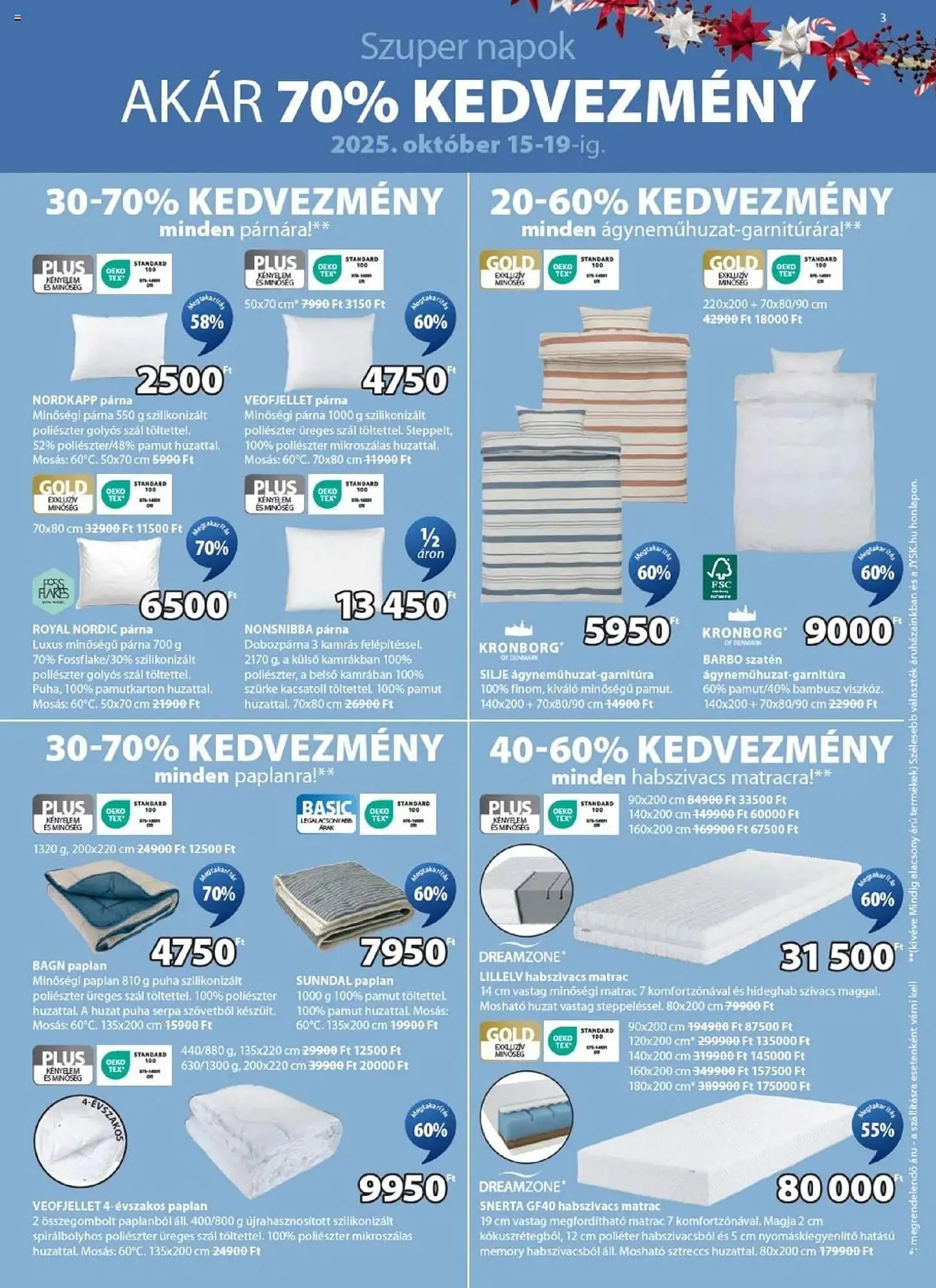 Katalógus JYSK akciós újság október 15.-tól november 30.-ig 2025. - Oldal 3