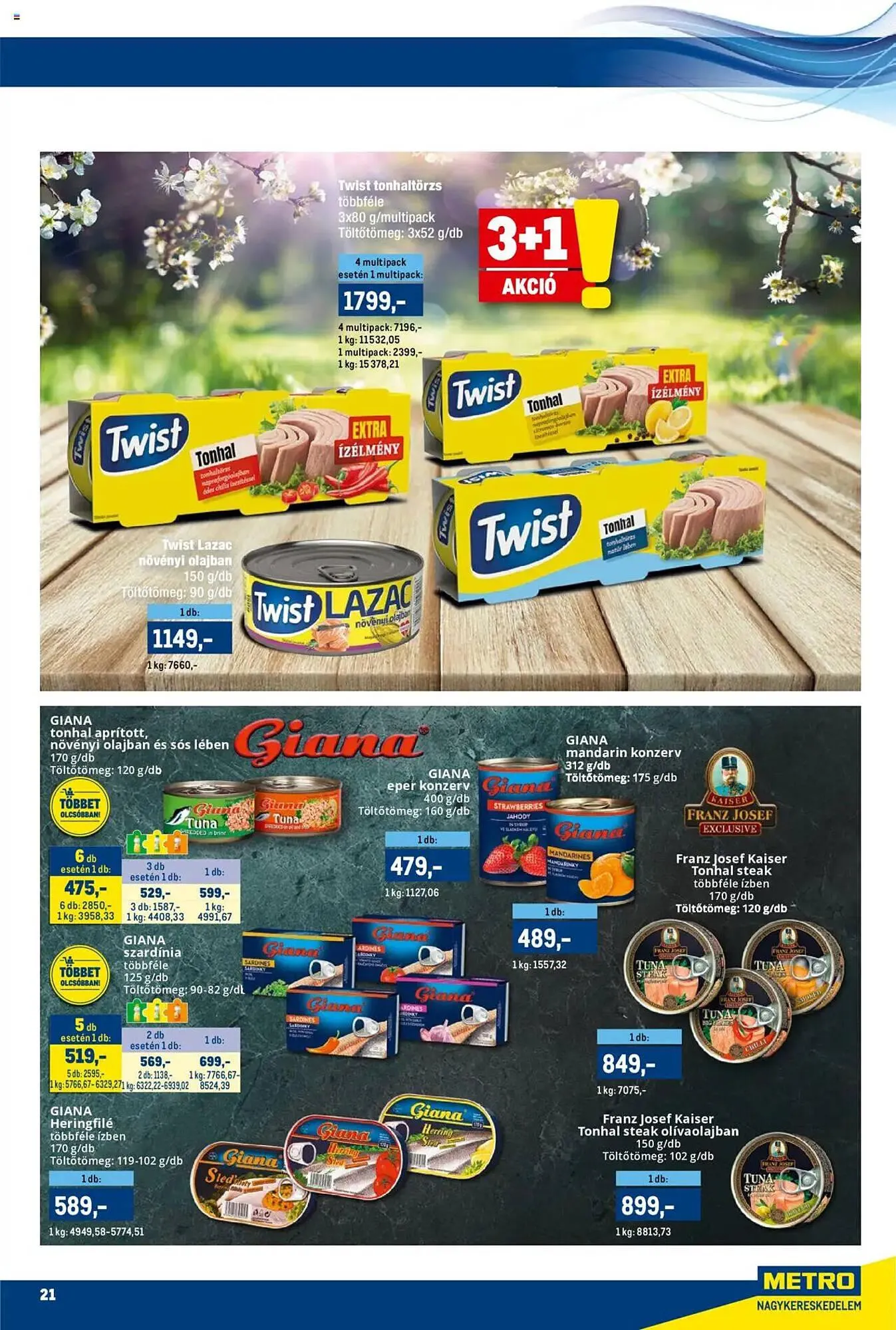 Katalógus Metro akciós újság április 1.-tól április 17.-ig 2025. - Oldal 21