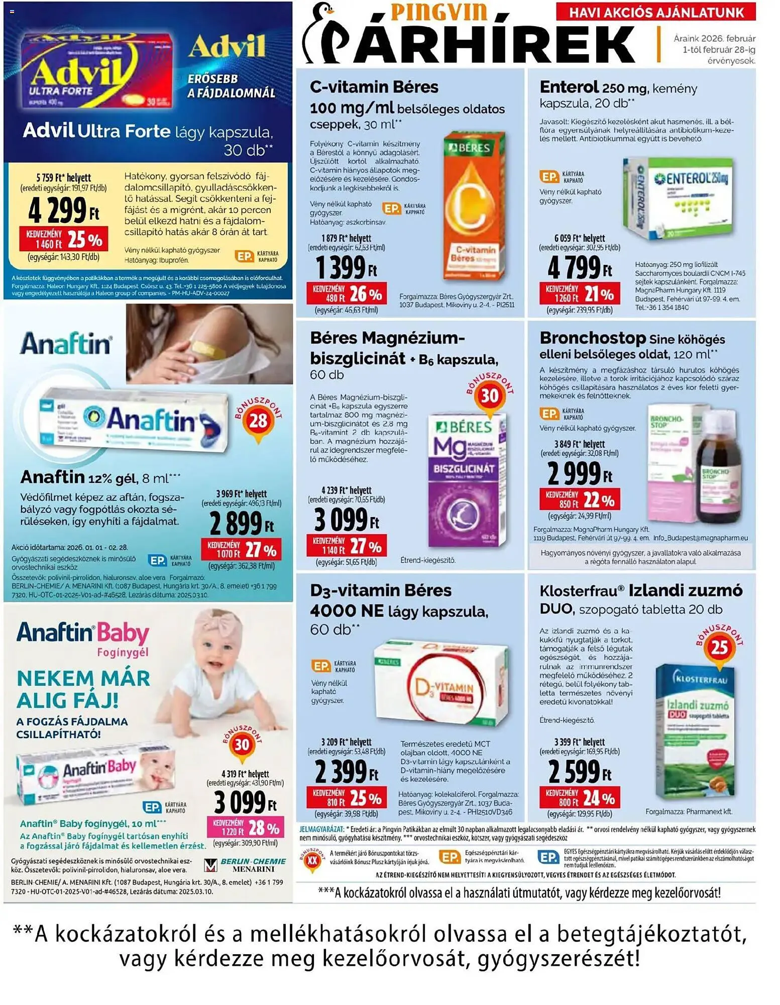 Katalógus Pingvin Patika akciós újság február 1.-tól február 28.-ig 2026. - Oldal 5