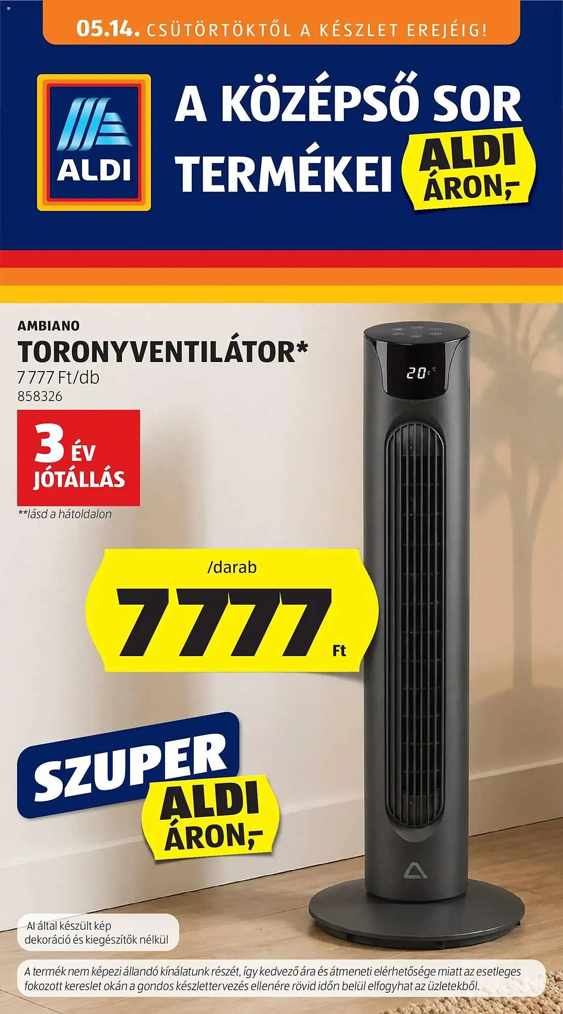 Katalógus ALDI akciós újság május 14.-tól május 20.-ig 2026. - Oldal 1