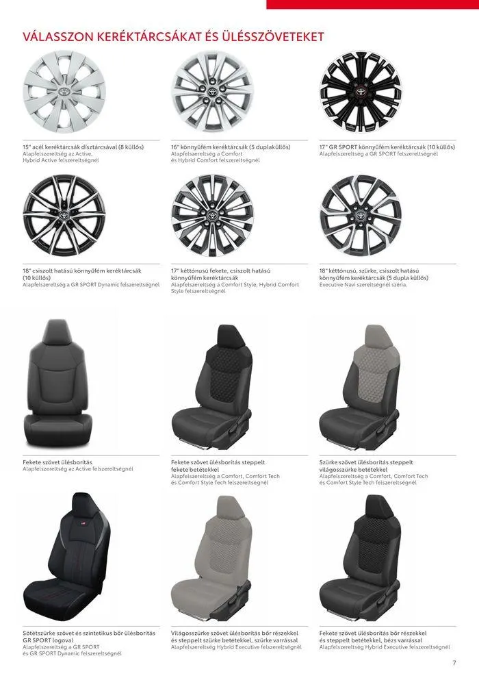 Katalógus Toyota Corolla Sedan augusztus 31.-tól augusztus 31.-ig 2025. - Oldal 7