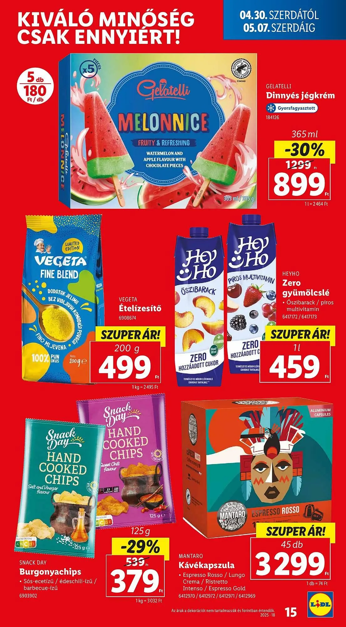 Katalógus Lidl akciós újság április 30.-tól május 4.-ig 2025. - Oldal 15