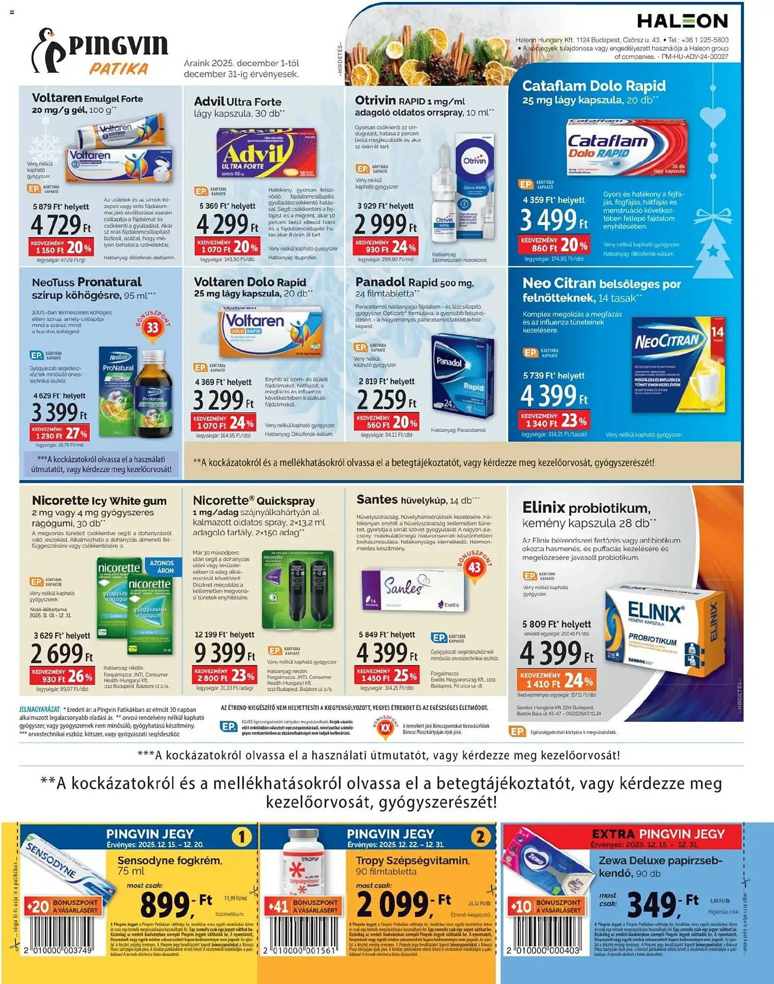 Katalógus Pingvin Patika akciós újság december 1.-tól december 31.-ig 2025. - Oldal 5