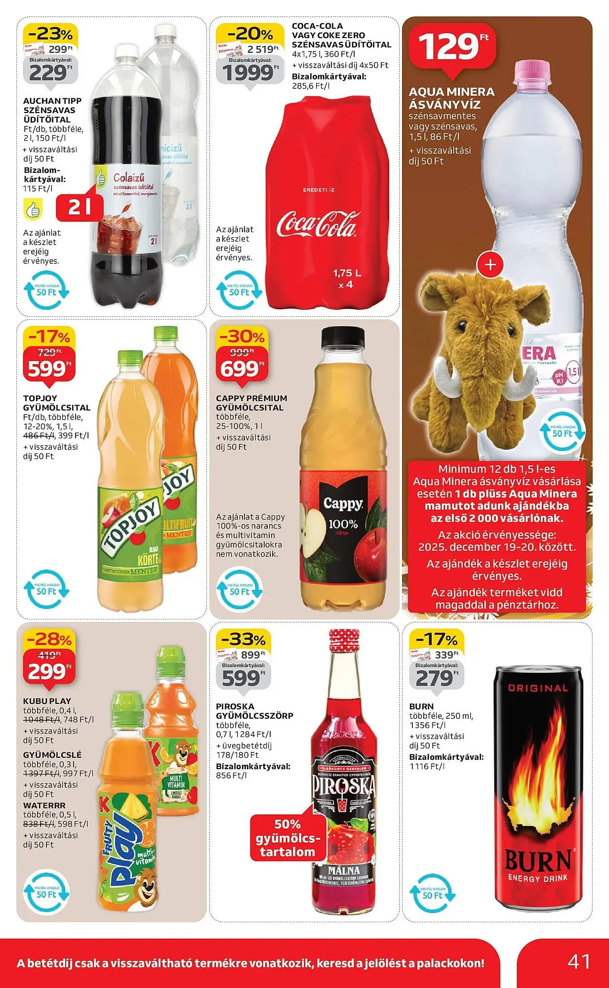 Katalógus Auchan akciós újság december 18.-tól december 24.-ig 2025. - Oldal 41