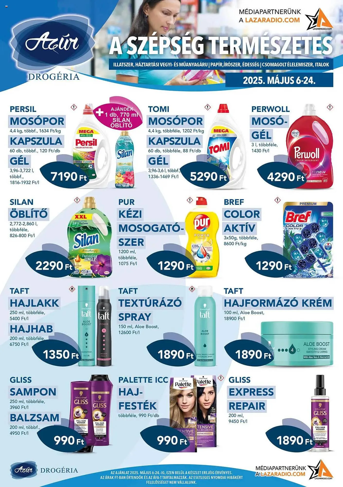 Katalógus Azúr akciós újság június 6.-tól június 24.-ig 2025. - Oldal 1