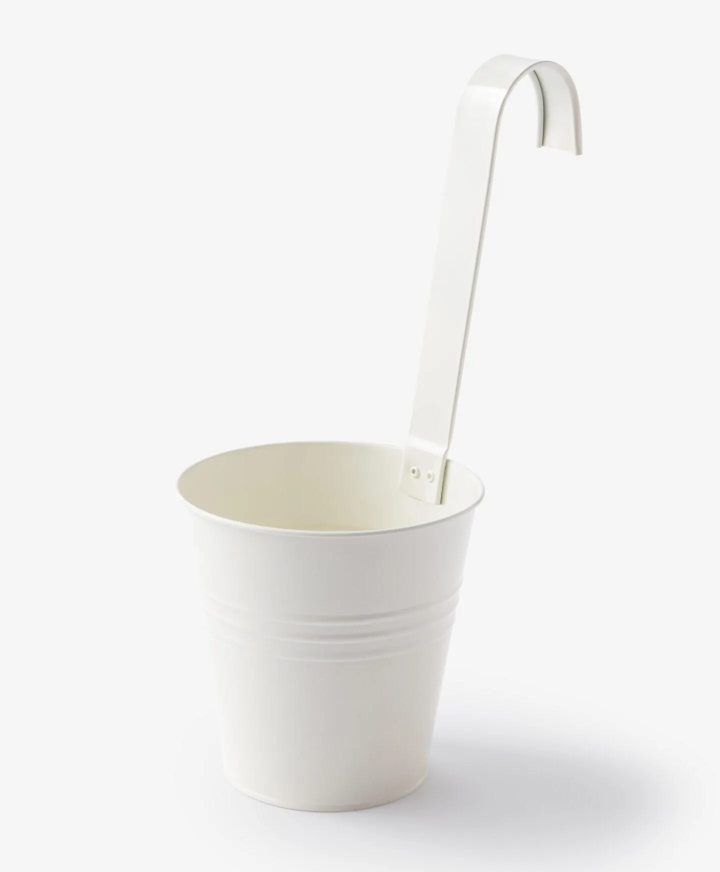 fehér fellógatható kaspó