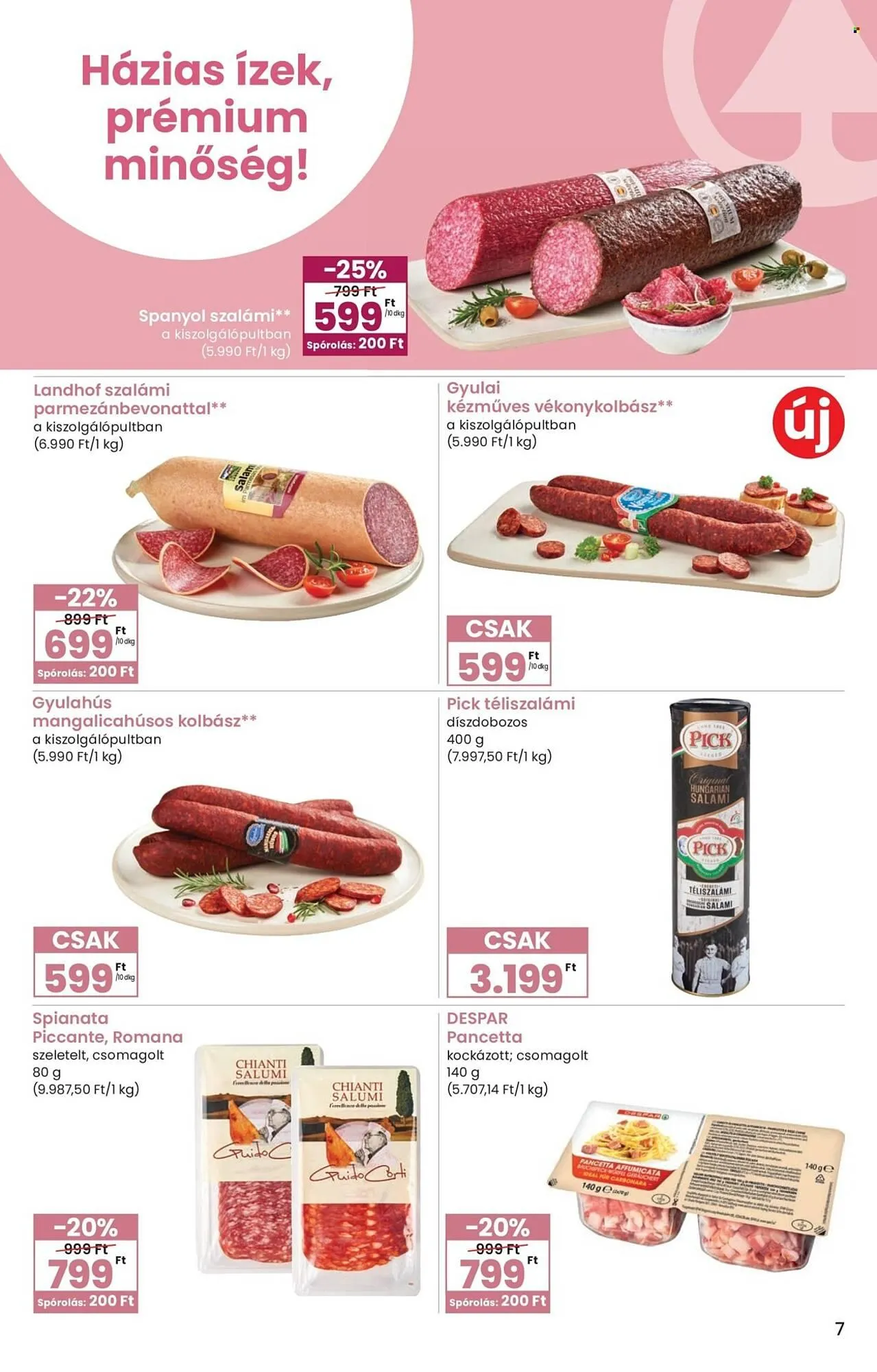 Katalógus Spar akciós újság március 9.-tól április 8.-ig 2026. - Oldal 7