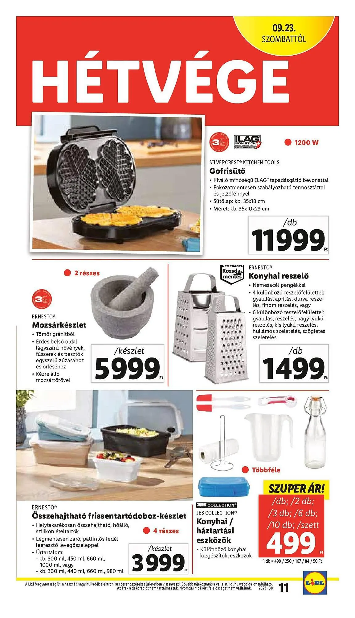 Katalógus Lidl akciós újság szeptember 21.-tól szeptember 27.-ig 2023. - Oldal 11