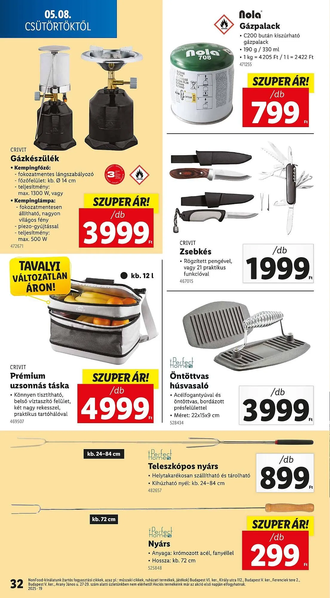 Katalógus Lidl akciós újság május 8.-tól május 14.-ig 2025. - Oldal 32