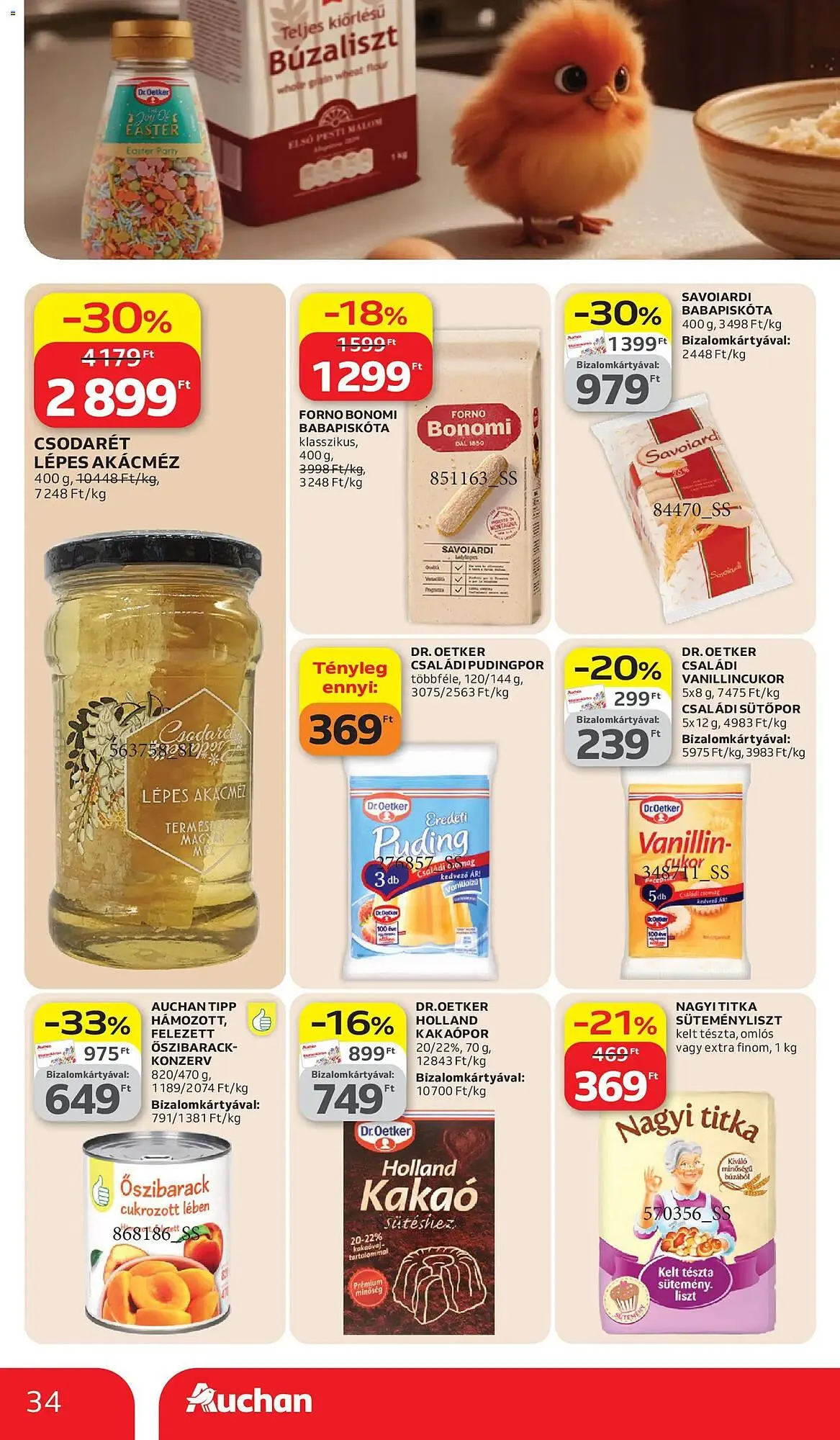 Katalógus Auchan akciós újság március 26.-tól április 8.-ig 2026. - Oldal 34