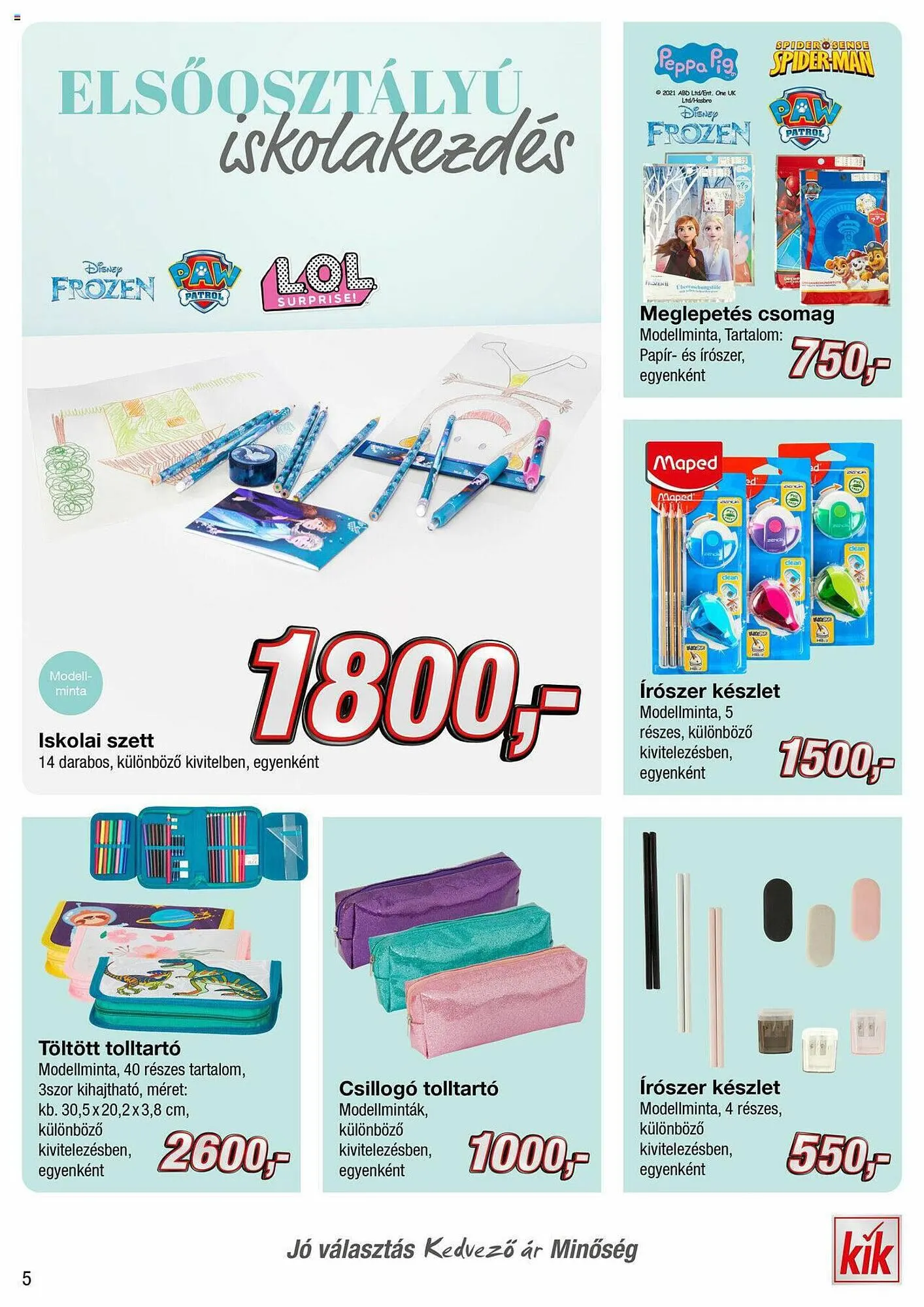 Katalógus Kik akciós újság augusztus 21.-tól szeptember 4.-ig 2023. - Oldal 5