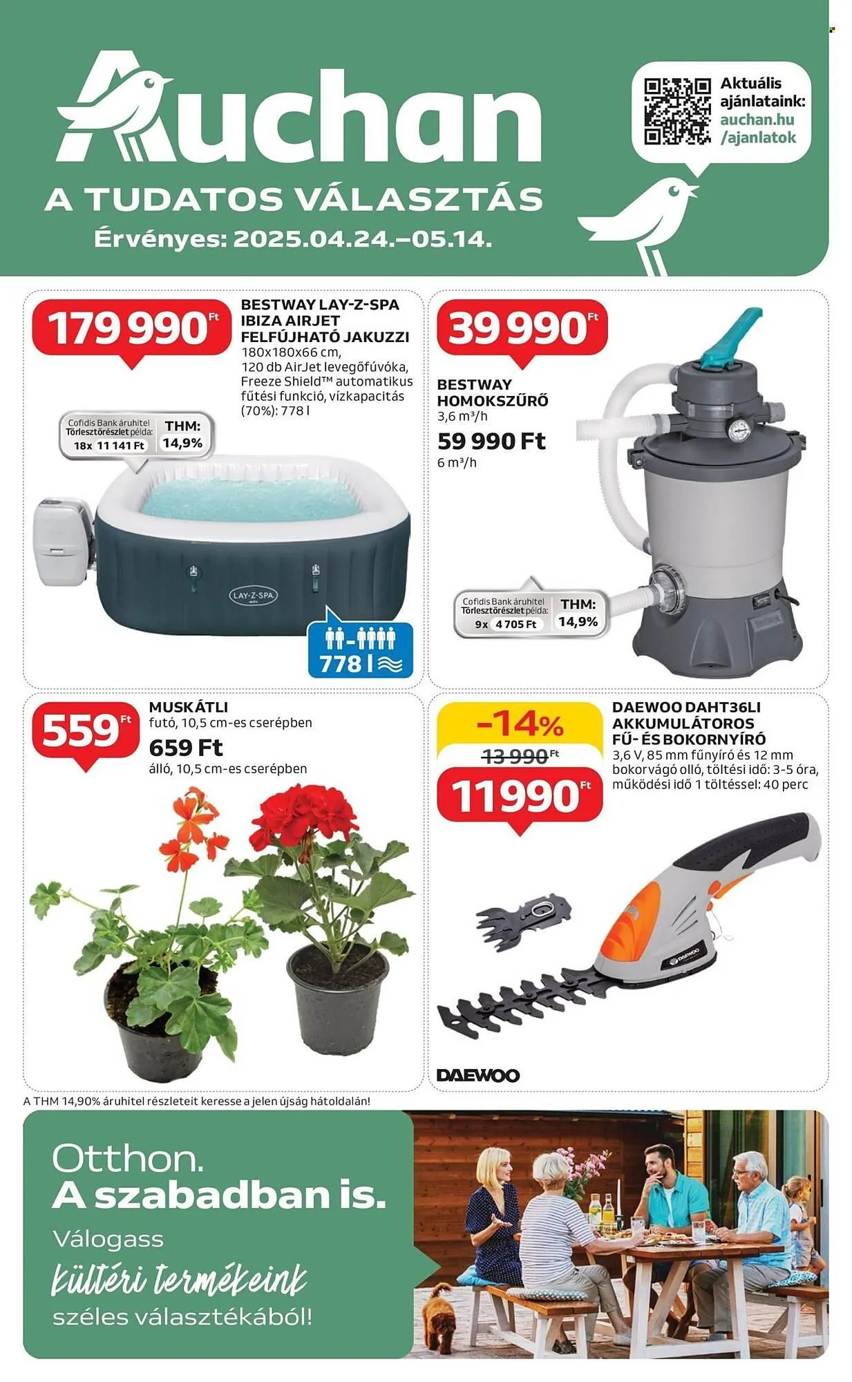 Katalógus Auchan akciós újság április 24.-tól május 14.-ig 2025. - Oldal 1