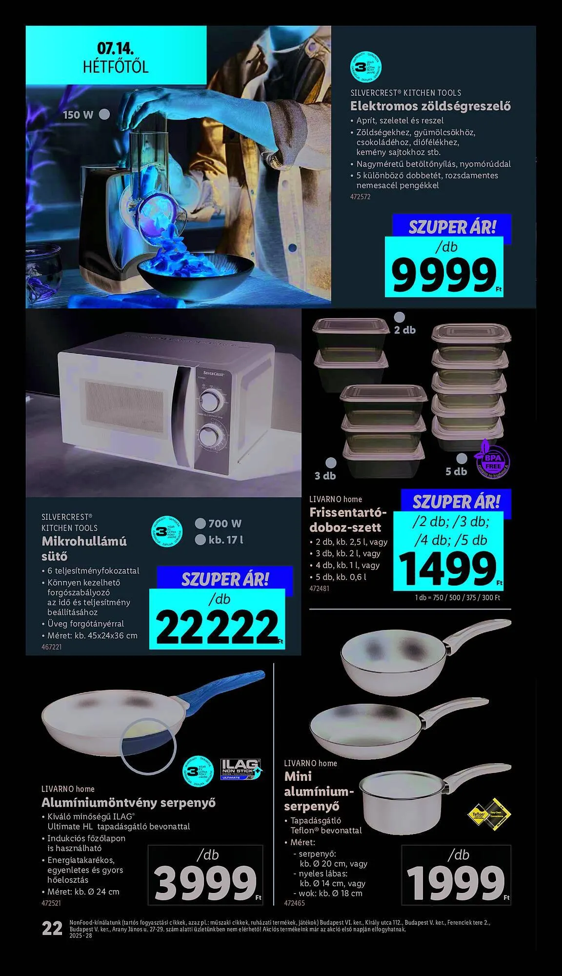 Katalógus Lidl akciós újság július 10.-tól július 16.-ig 2025. - Oldal 22