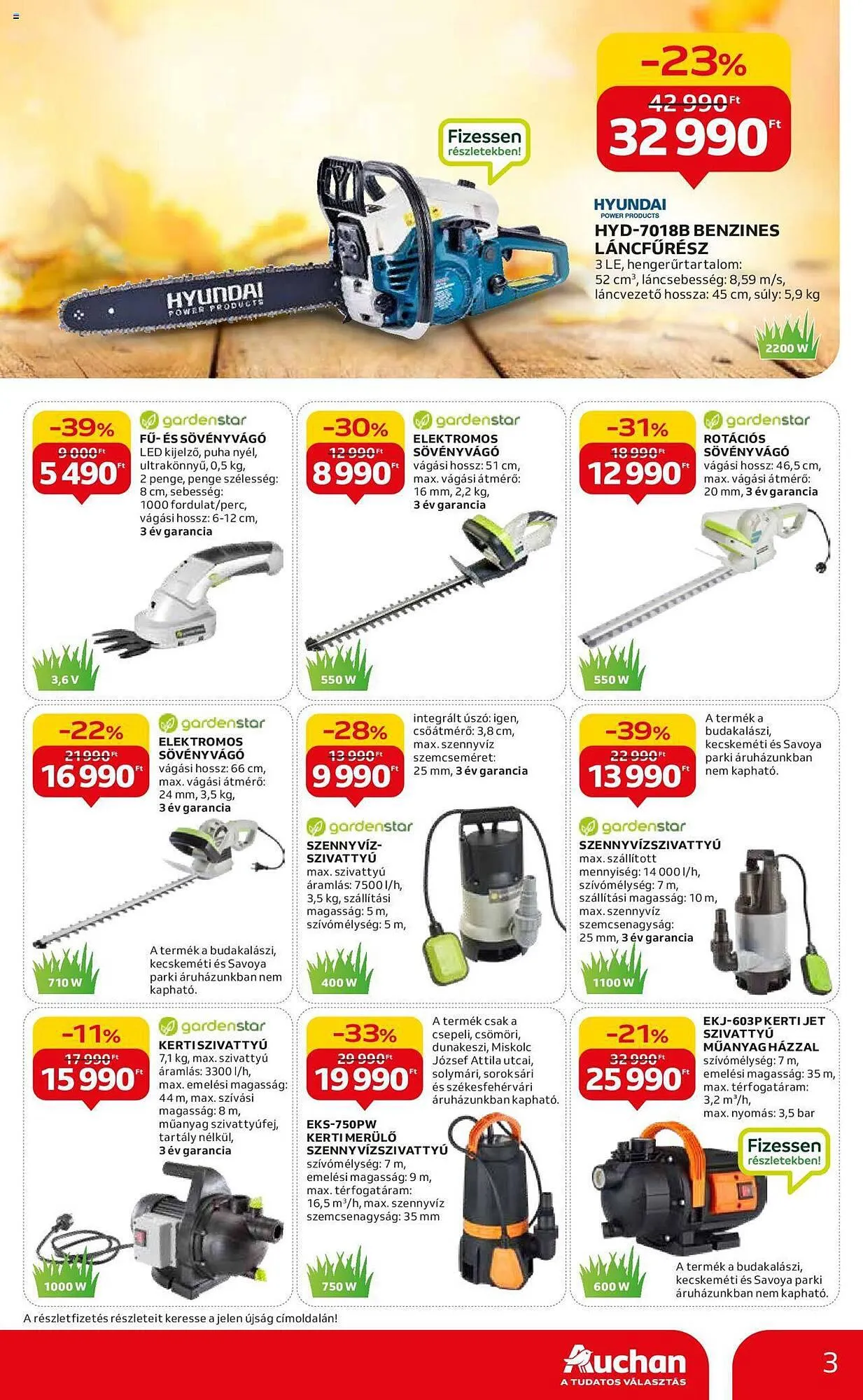 Katalógus Auchan akciós újság szeptember 14.-tól szeptember 27.-ig 2023. - Oldal 3