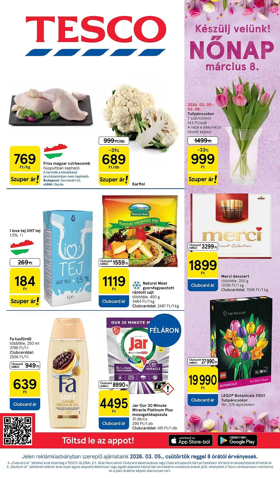 Katalógus Tesco akciós újság március 5.-tól március 11.-ig 2026. - Oldal 1