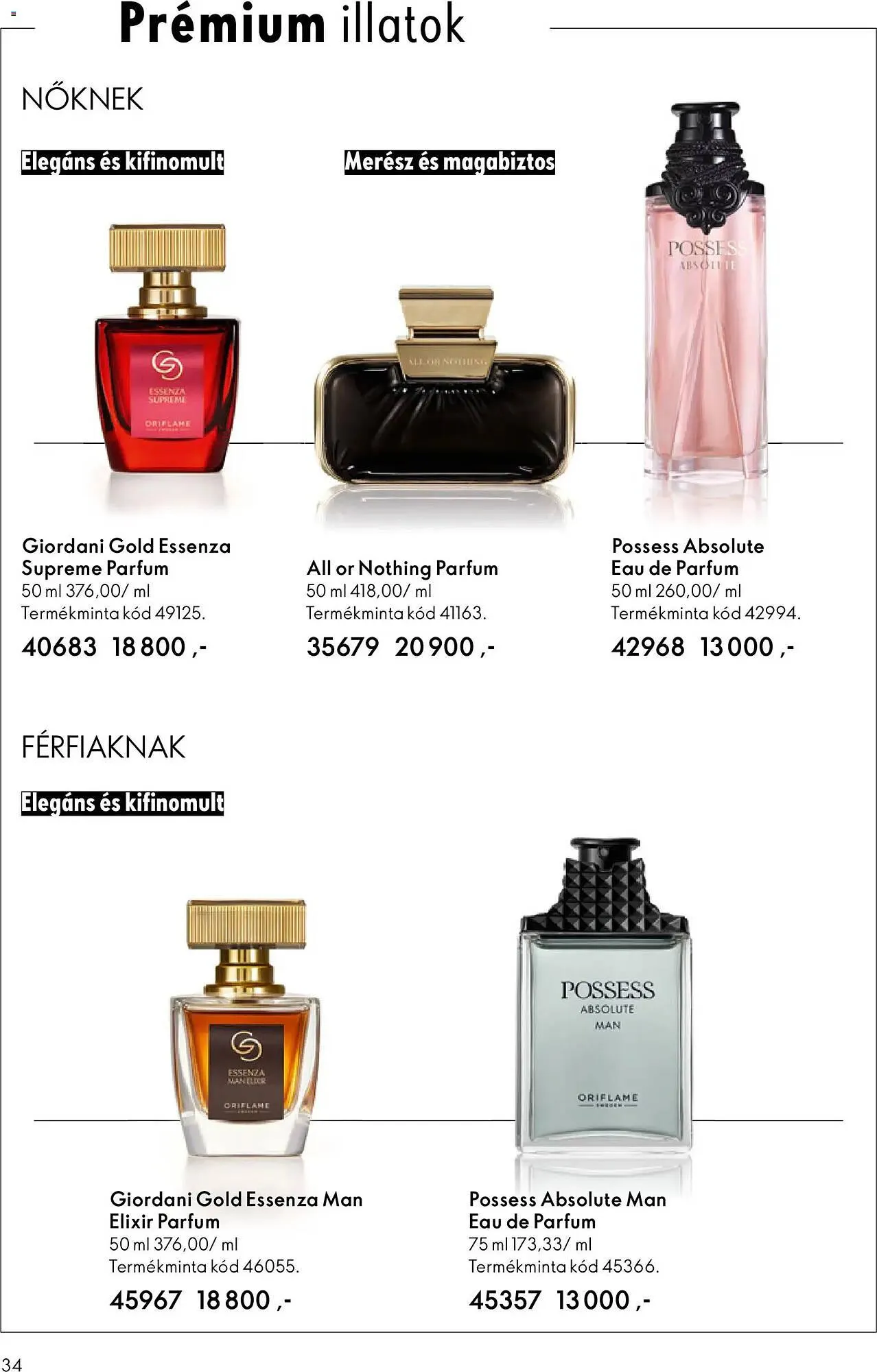 Katalógus Oriflame katalógus január 21.-tól február 10.-ig 2026. - Oldal 34