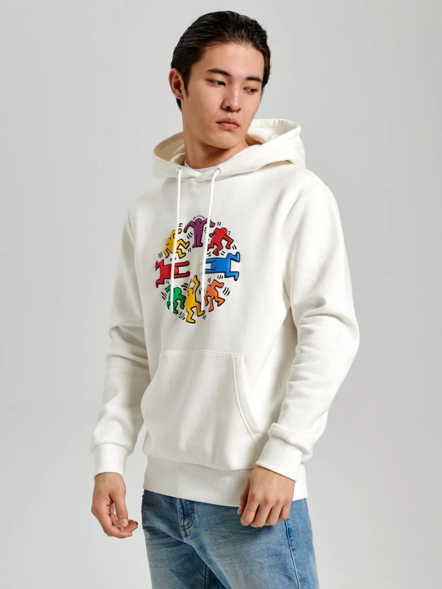 Keith Haring kapucnis felső