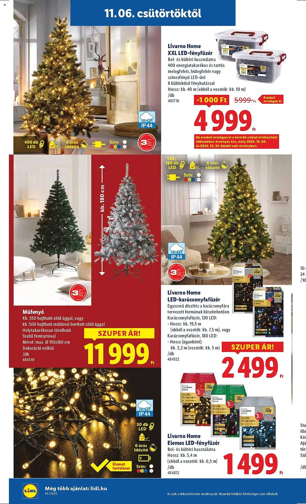 Katalógus Lidl akciós újság november 6.-tól december 28.-ig 2025. - Oldal 6