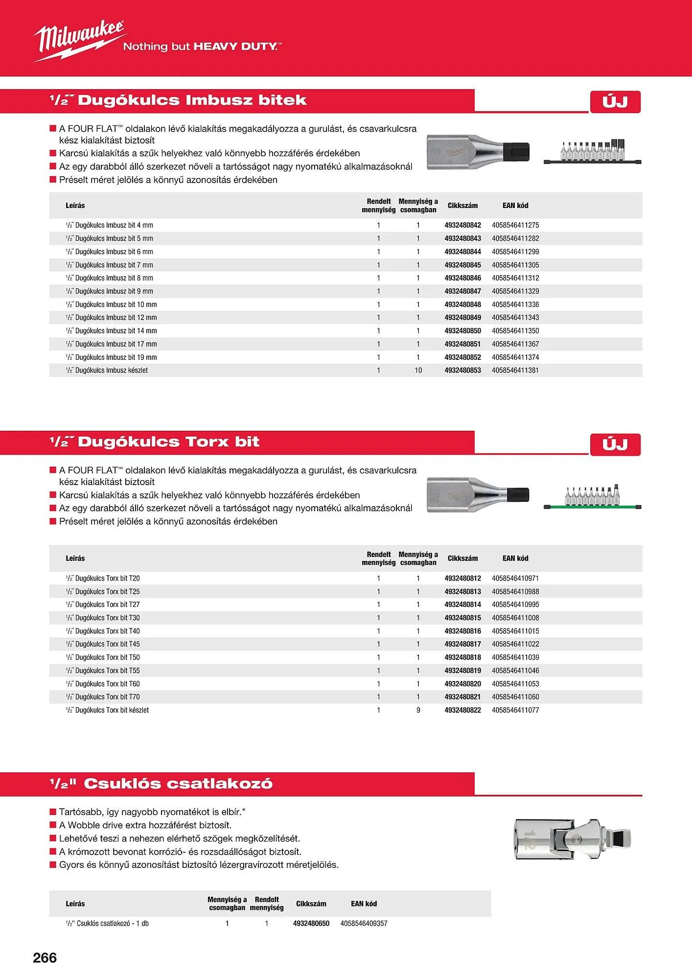 Katalógus Milwaukee akciós újság szeptember 16.-tól december 31.-ig 2025. - Oldal 266
