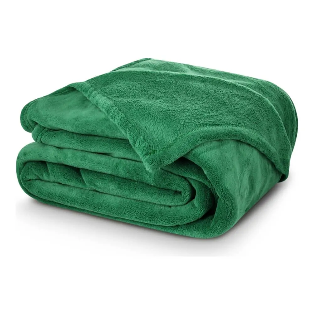 Mikroplüss takaró - Zöld