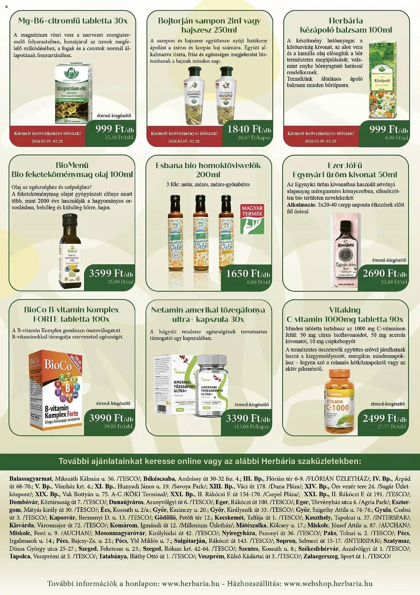 Katalógus Herbária akciós újság február 5.-tól február 19.-ig 2026. - Oldal 2