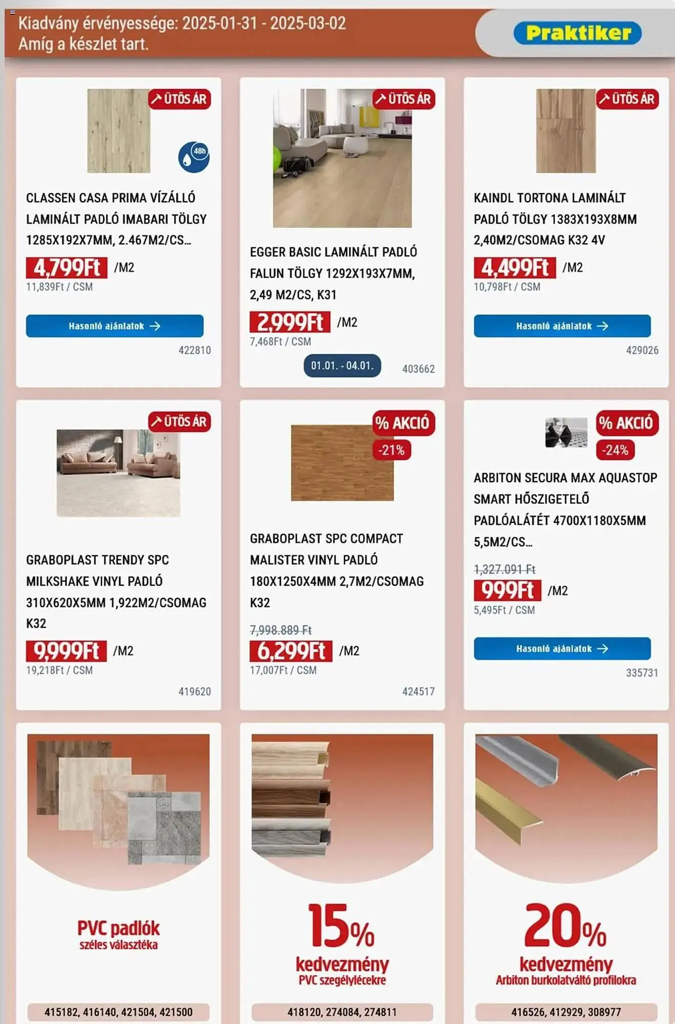 Katalógus Praktiker akciós újság január 31.-tól március 2.-ig 2025. - Oldal 21