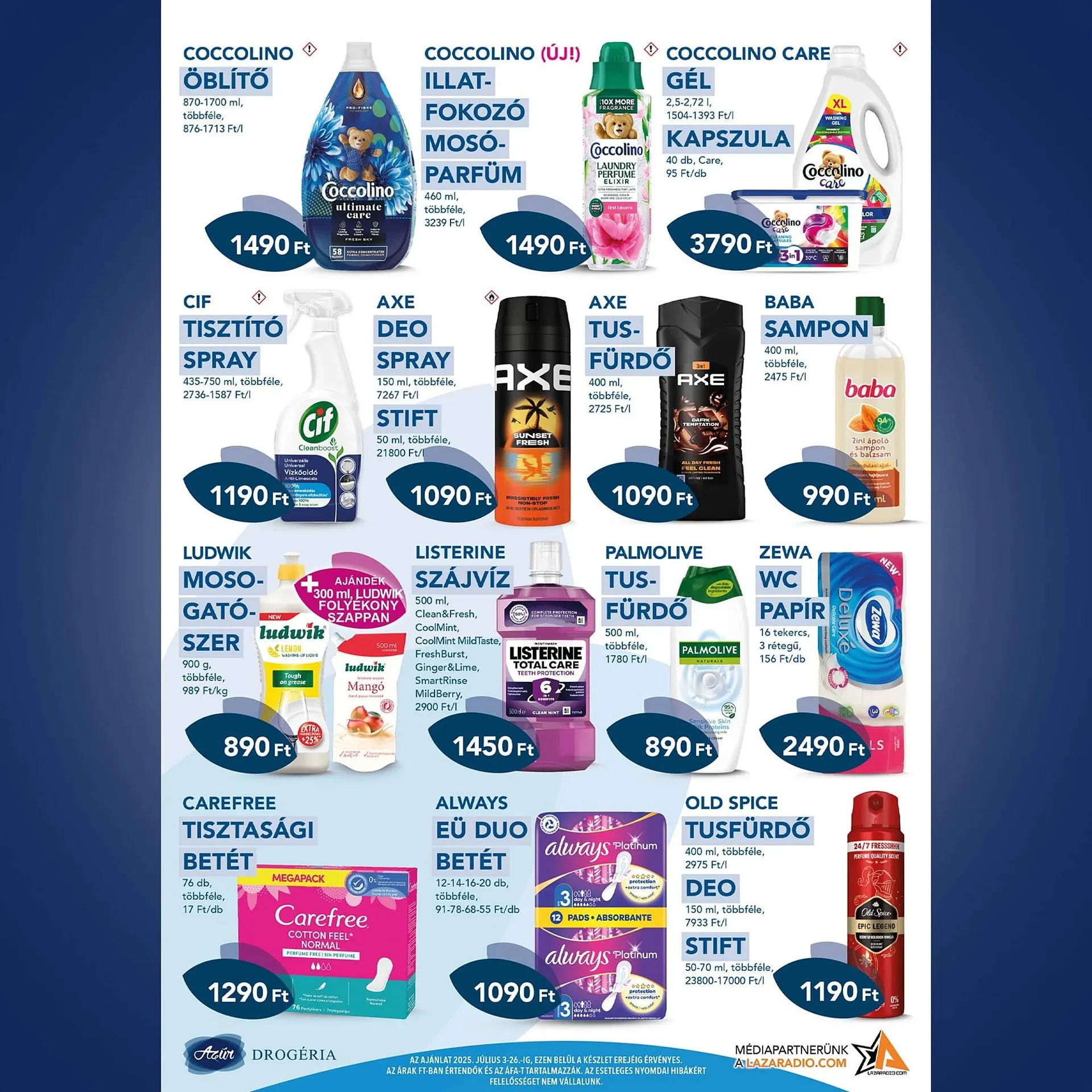 Katalógus Azúr akciós újság július 3.-tól július 26.-ig 2025. - Oldal 2