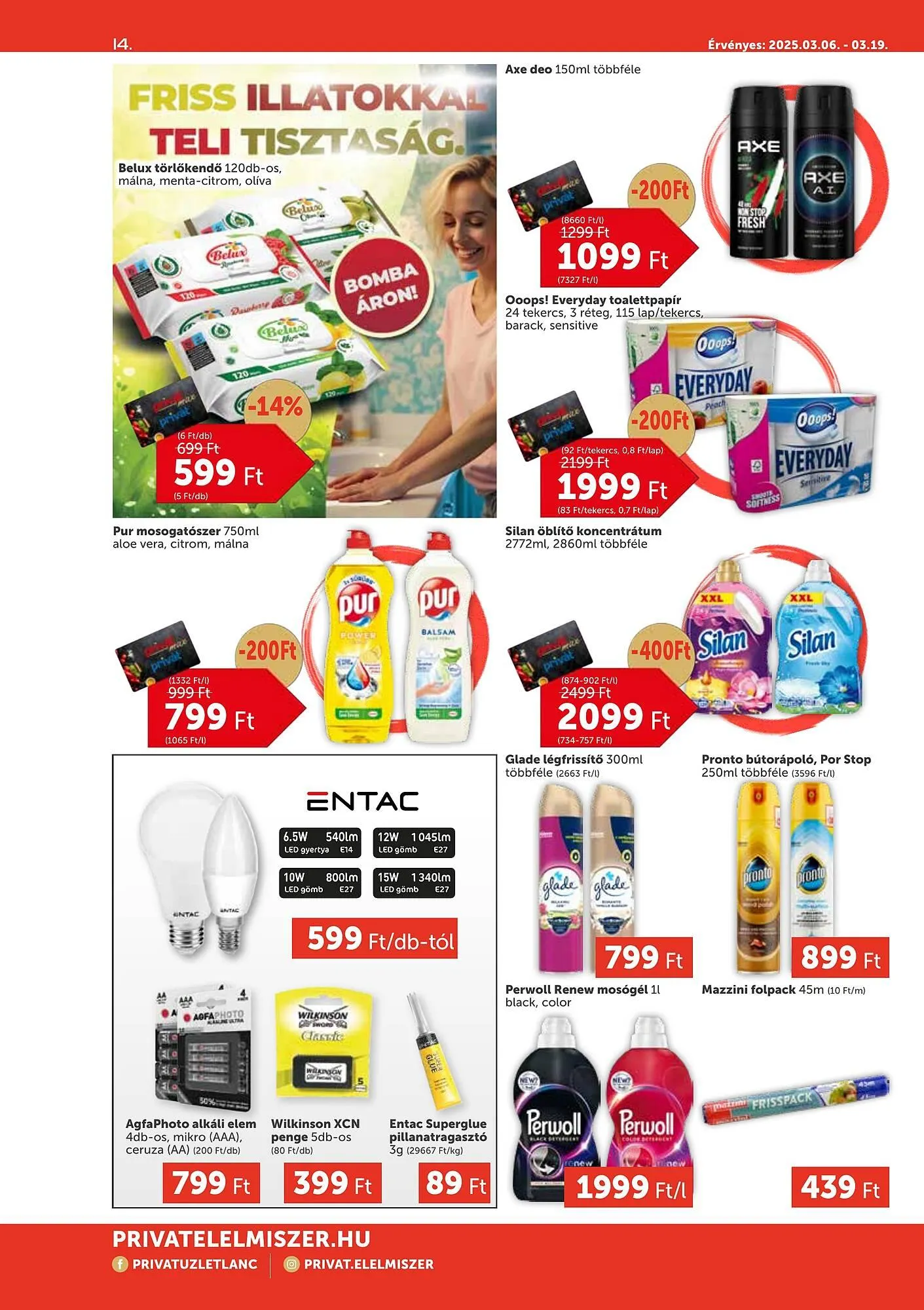 Katalógus PRIVÁT akciós újság március 6.-tól március 19.-ig 2025. - Oldal 14