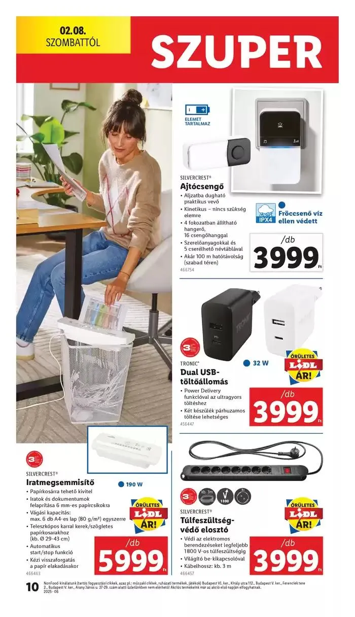 Katalógus Nonfood kínálatunk - 06. hét február 6.-tól február 12.-ig 2025. - Oldal 10