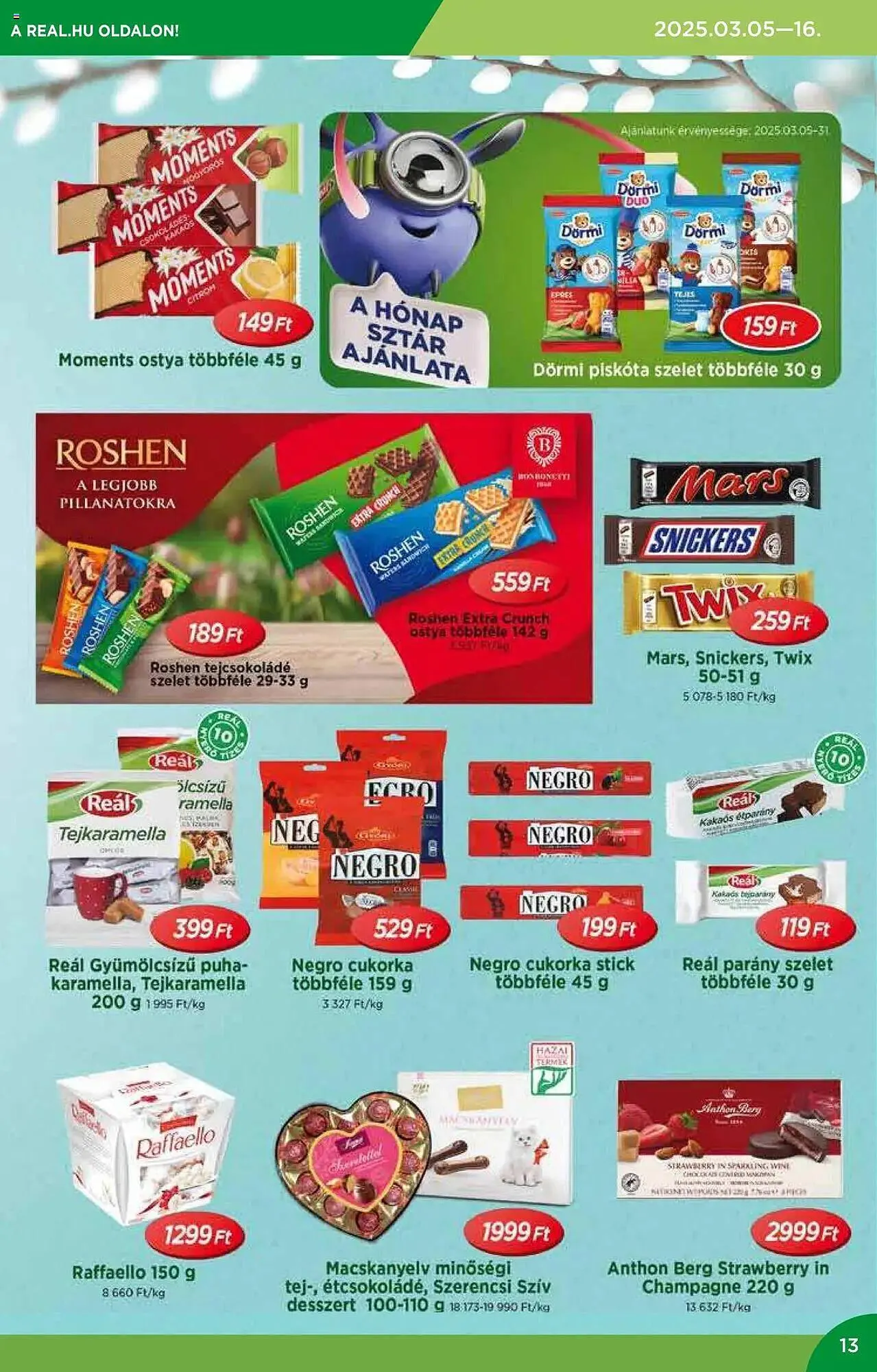 Katalógus Real akciós újság március 5.-tól március 16.-ig 2025. - Oldal 13