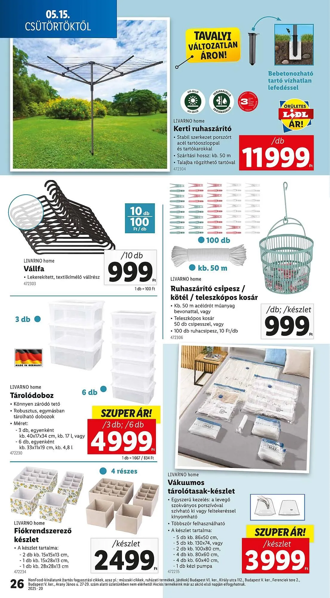 Katalógus Lidl akciós újság május 15.-tól május 21.-ig 2025. - Oldal 26