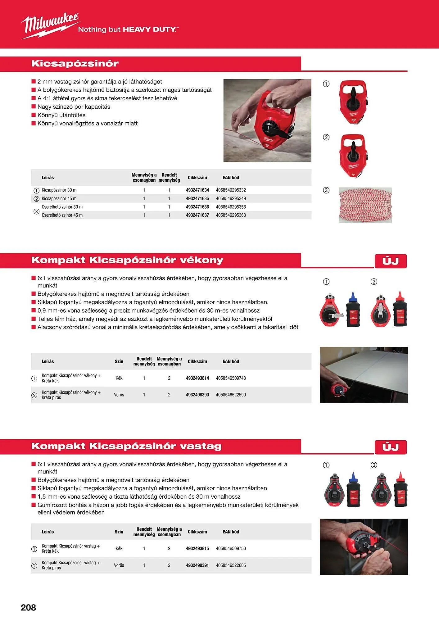 Katalógus Milwaukee akciós újság szeptember 16.-tól december 31.-ig 2025. - Oldal 208