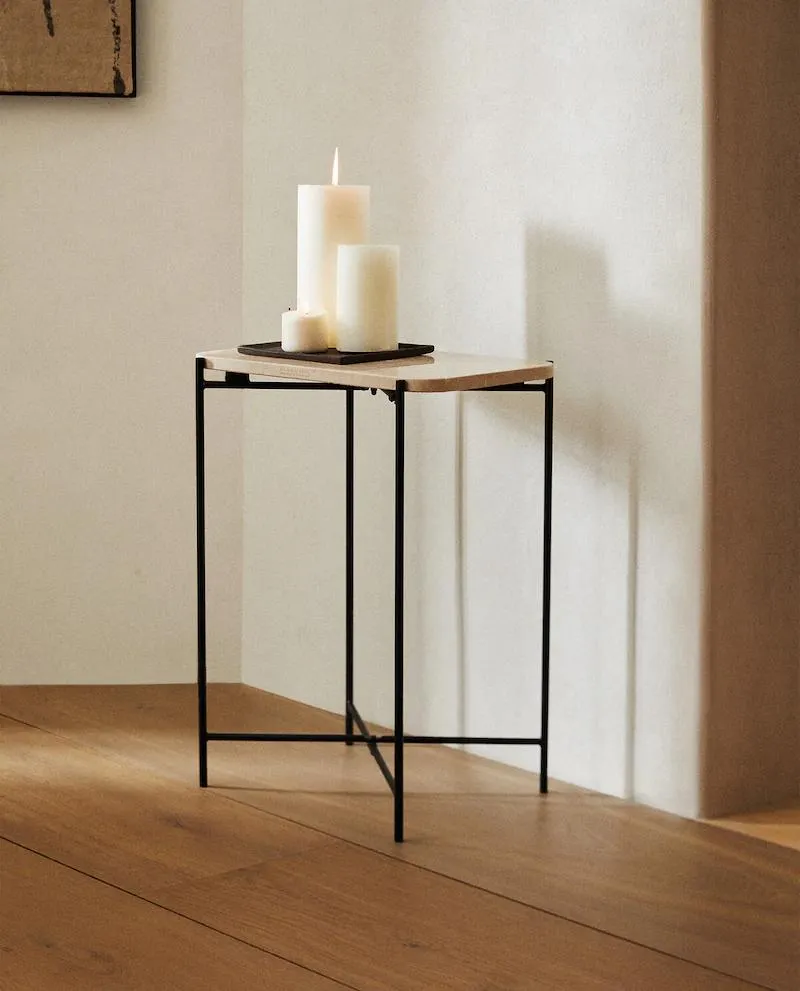 MARBLE SIDE TABLE