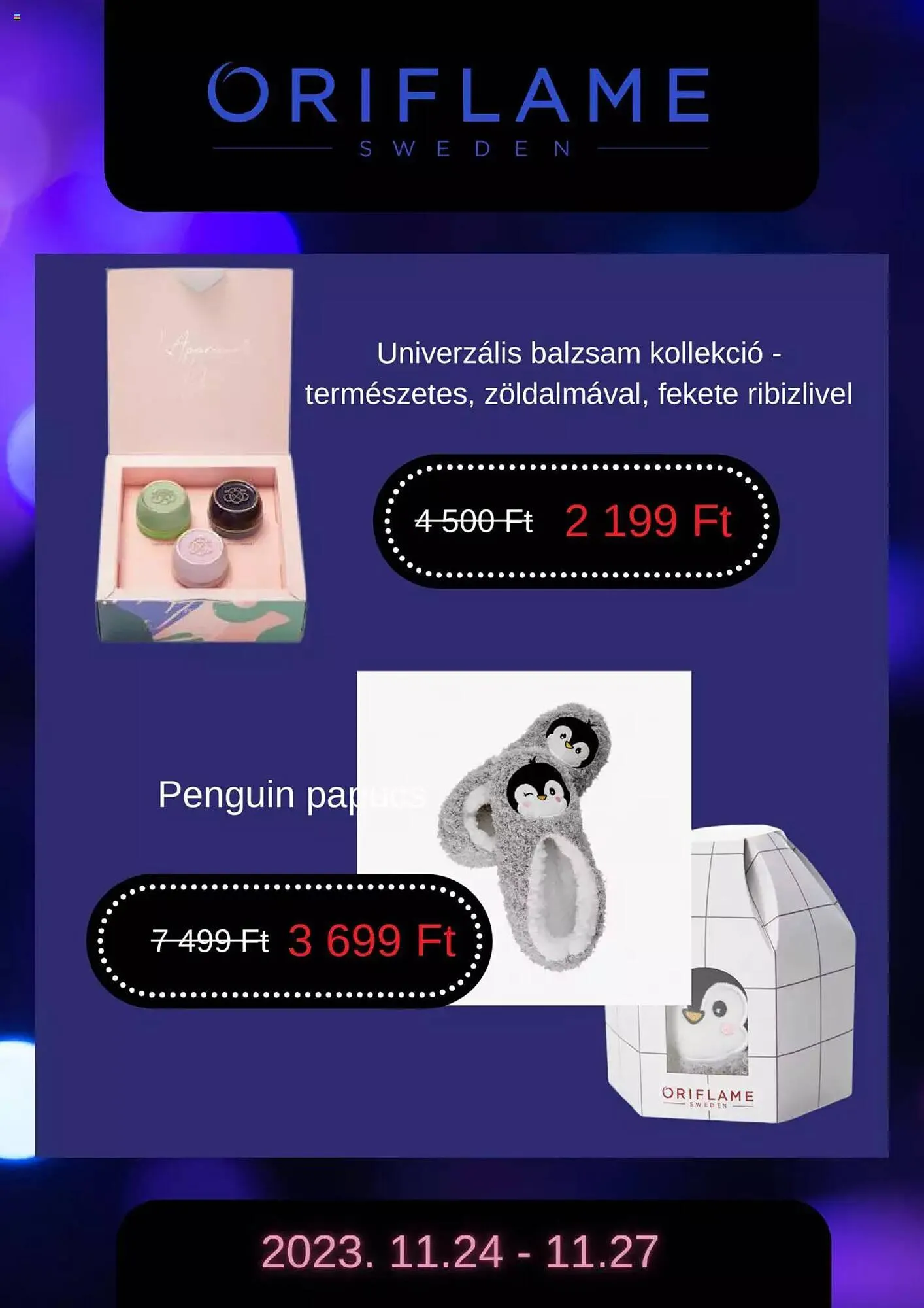 Katalógus Oriflame akciós újság november 24.-tól november 27.-ig 2023. - Oldal 3