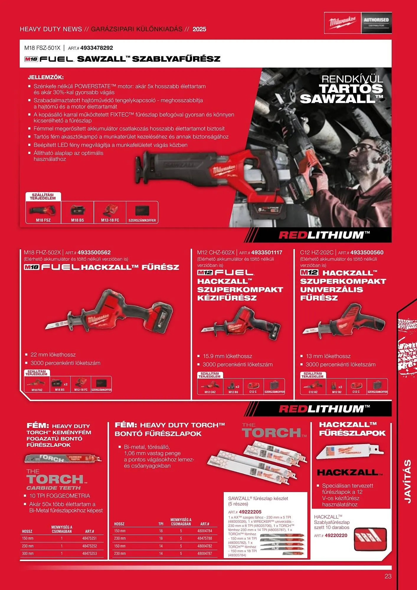 Katalógus Milwaukee akciós újság szeptember 16.-tól december 31.-ig 2025. - Oldal 23