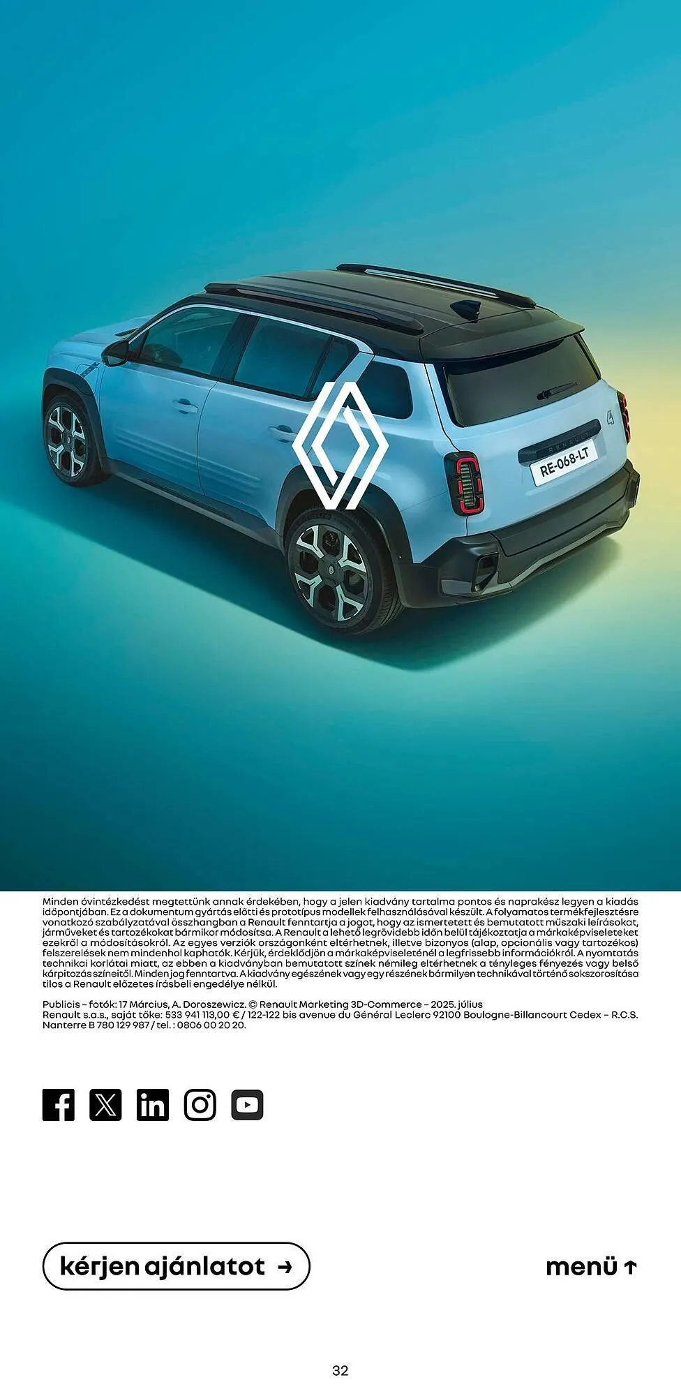 Katalógus Renault akciós újság július 23.-tól július 23.-ig 2026. - Oldal 32