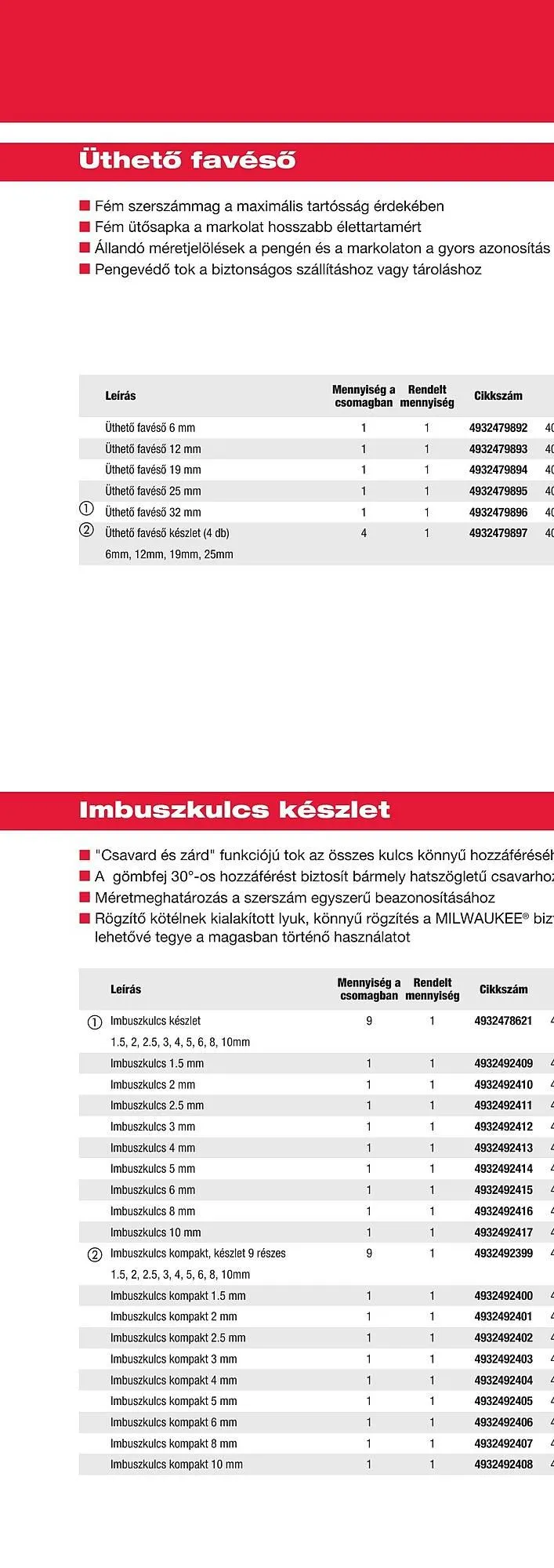 Katalógus Milwaukee akciós újság szeptember 16.-tól december 31.-ig 2025. - Oldal 452