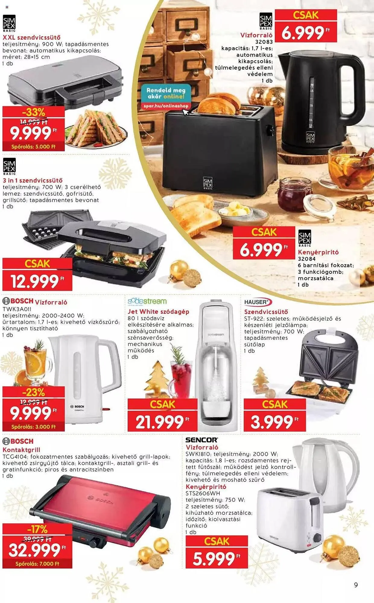 Katalógus Interspar akciós újság november 22.-tól december 24.-ig 2023. - Oldal 9