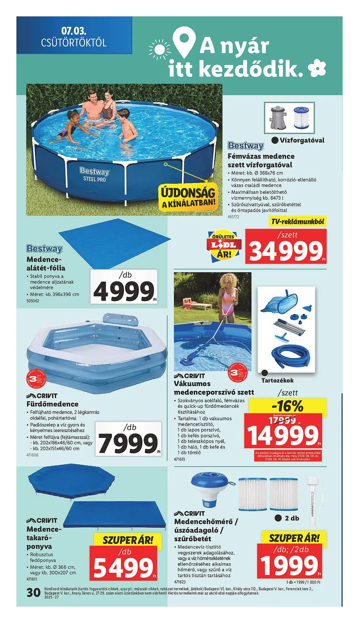 Katalógus Lidl akciós újság július 3.-tól július 9.-ig 2025. - Oldal 30