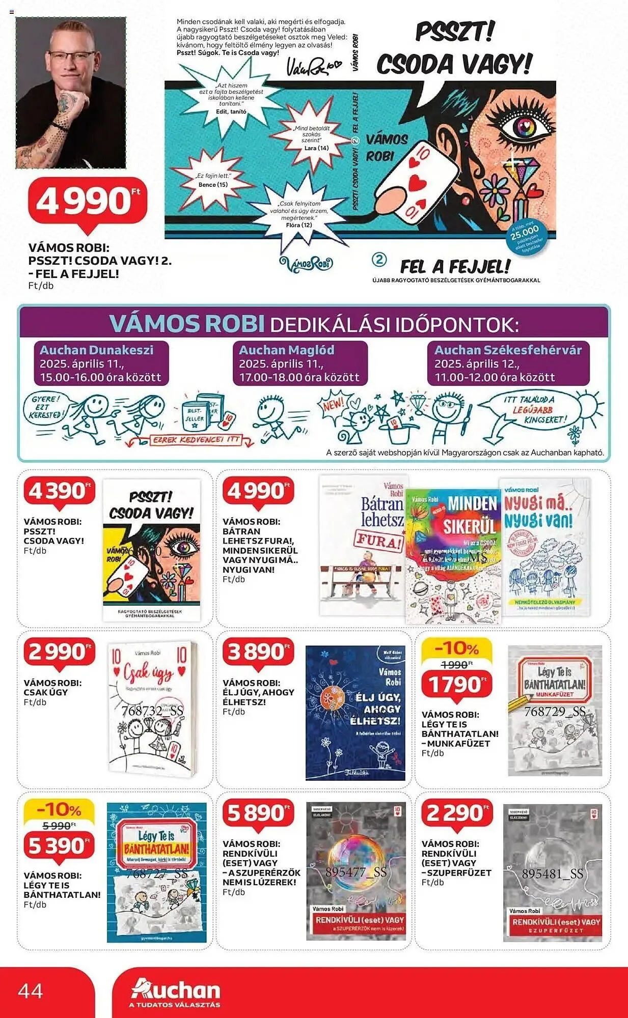 Katalógus Auchan akciós újság április 3.-tól április 9.-ig 2025. - Oldal 44
