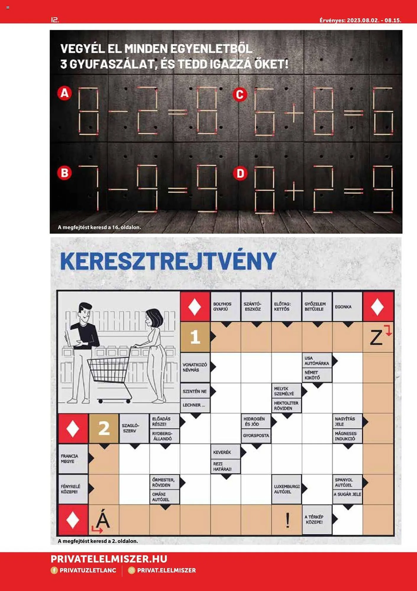 Katalógus PRIVÁT akciós újság augusztus 2.-tól augusztus 15.-ig 2023. - Oldal 12