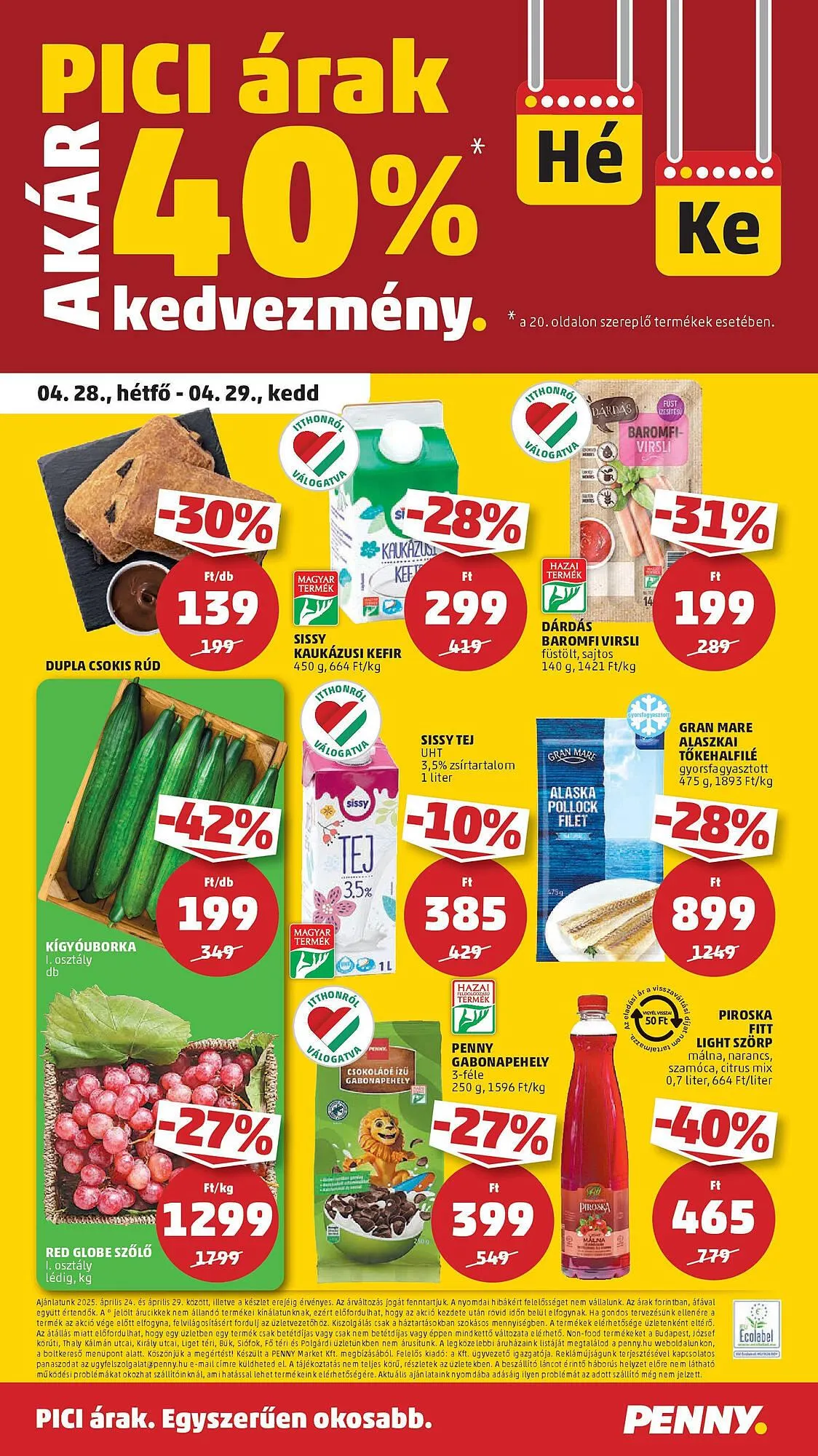 Katalógus PENNY akciós újság április 24.-tól április 29.-ig 2025. - Oldal 20