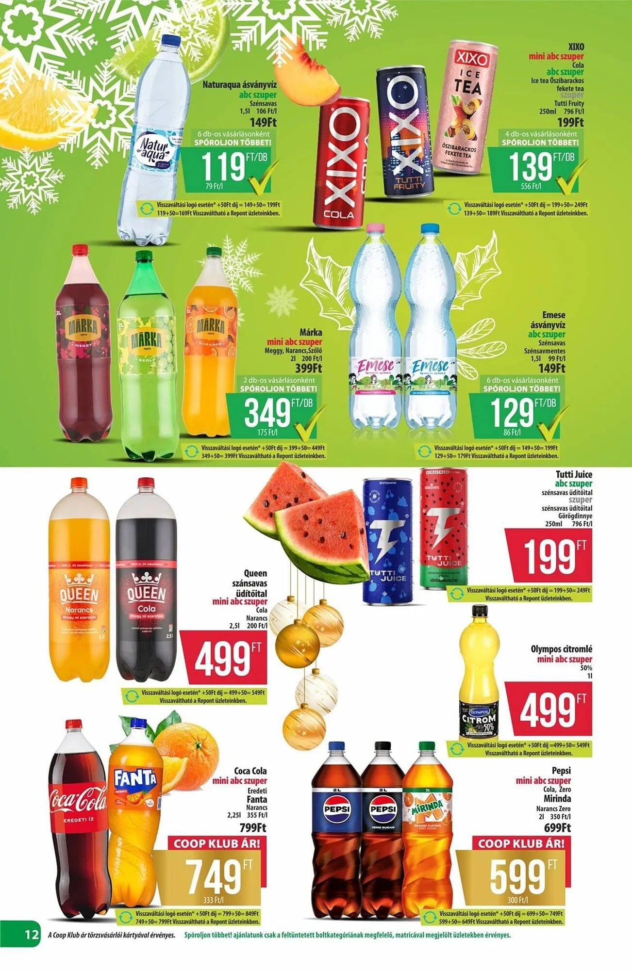 Katalógus Coop akciós újság december 18.-tól december 31.-ig 2025. - Oldal 12