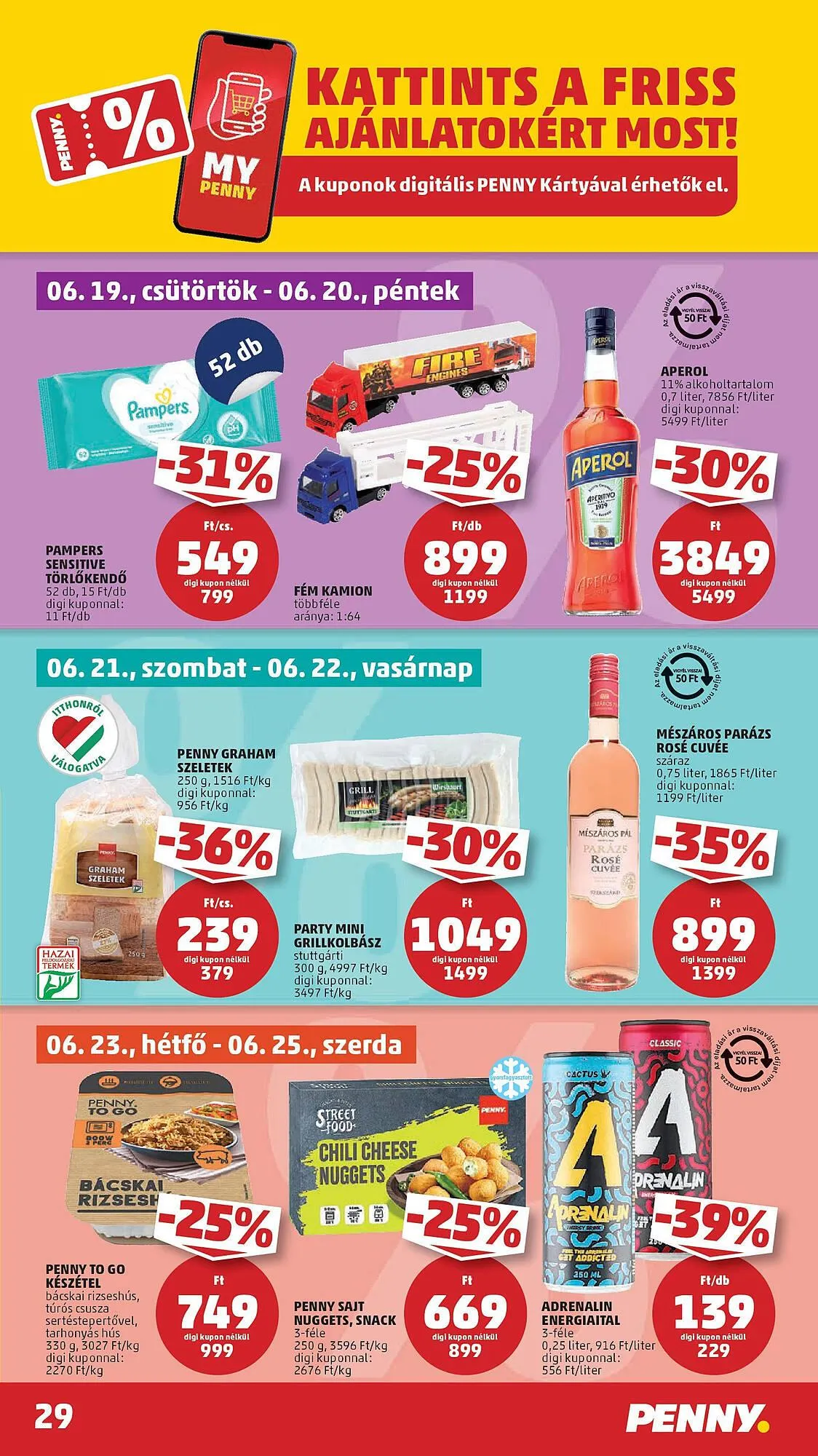 Katalógus PENNY akciós újság június 19.-tól június 25.-ig 2025. - Oldal 29