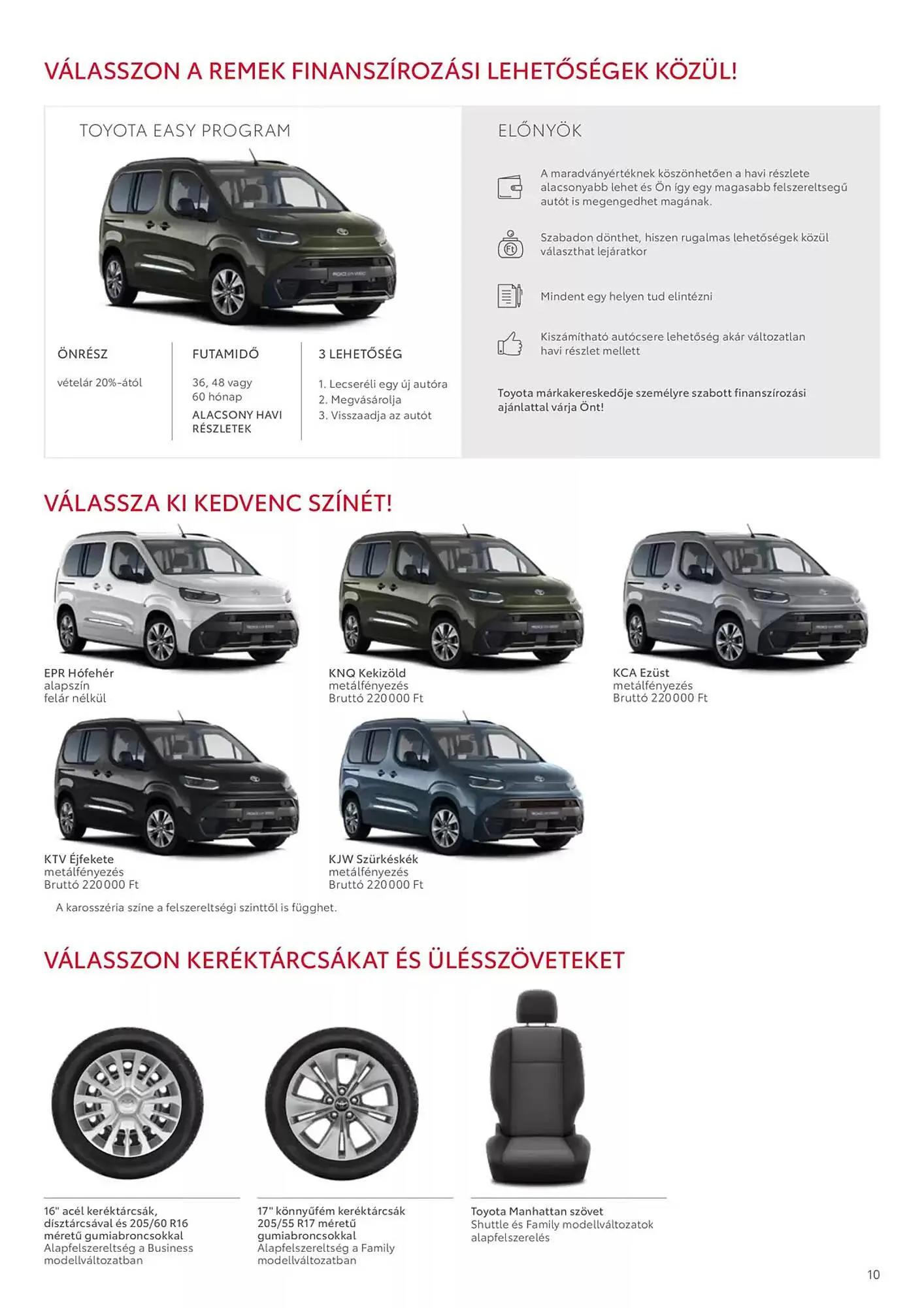 Katalógus Toyota akciós újság január 8.-tól január 8.-ig 2026. - Oldal 10